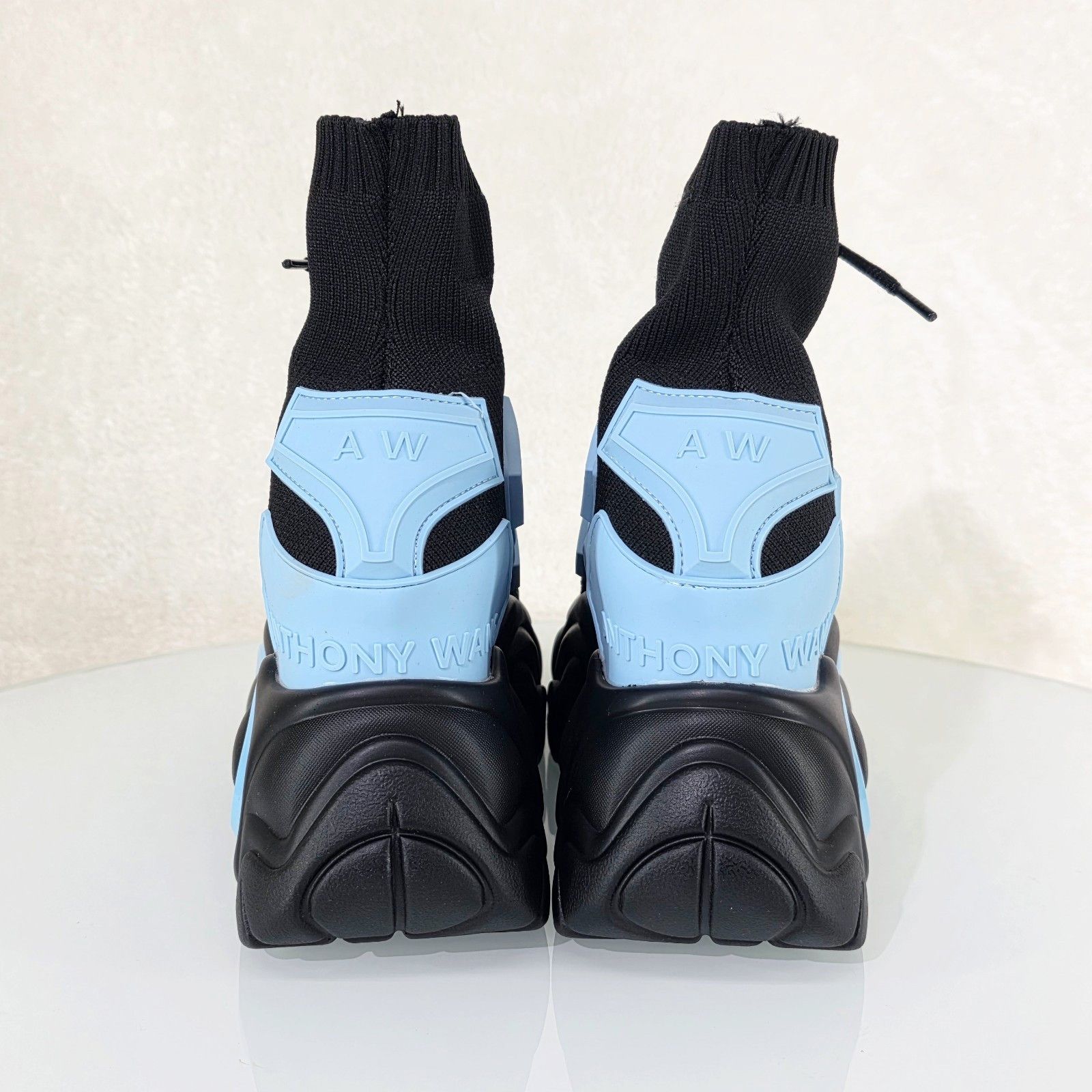 Other Wang Jupiter Damson Pull On Knit Platform Sneaker Boots 4" H Size US 6 / IT 36 - 4 Thumbnail