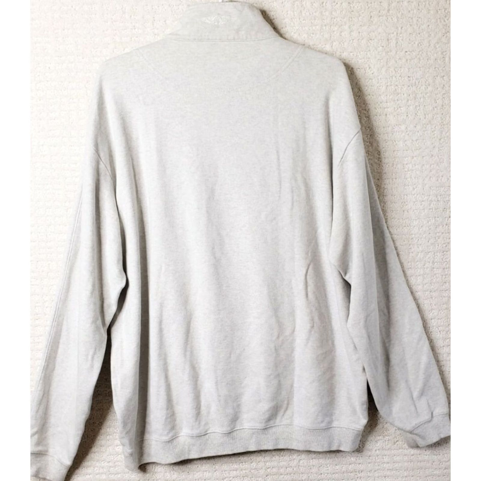 Vintage Straight Down Golfwear Sweater Mens XL Light Gray 1/4 Zip Pullover Size US XL / EU 56 / 4 - 6 Thumbnail