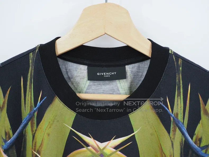 Givenchy Givenchy Black Half Body Paradise Bird Short Sleeve Size US XXS / EU 40 - 3 Thumbnail
