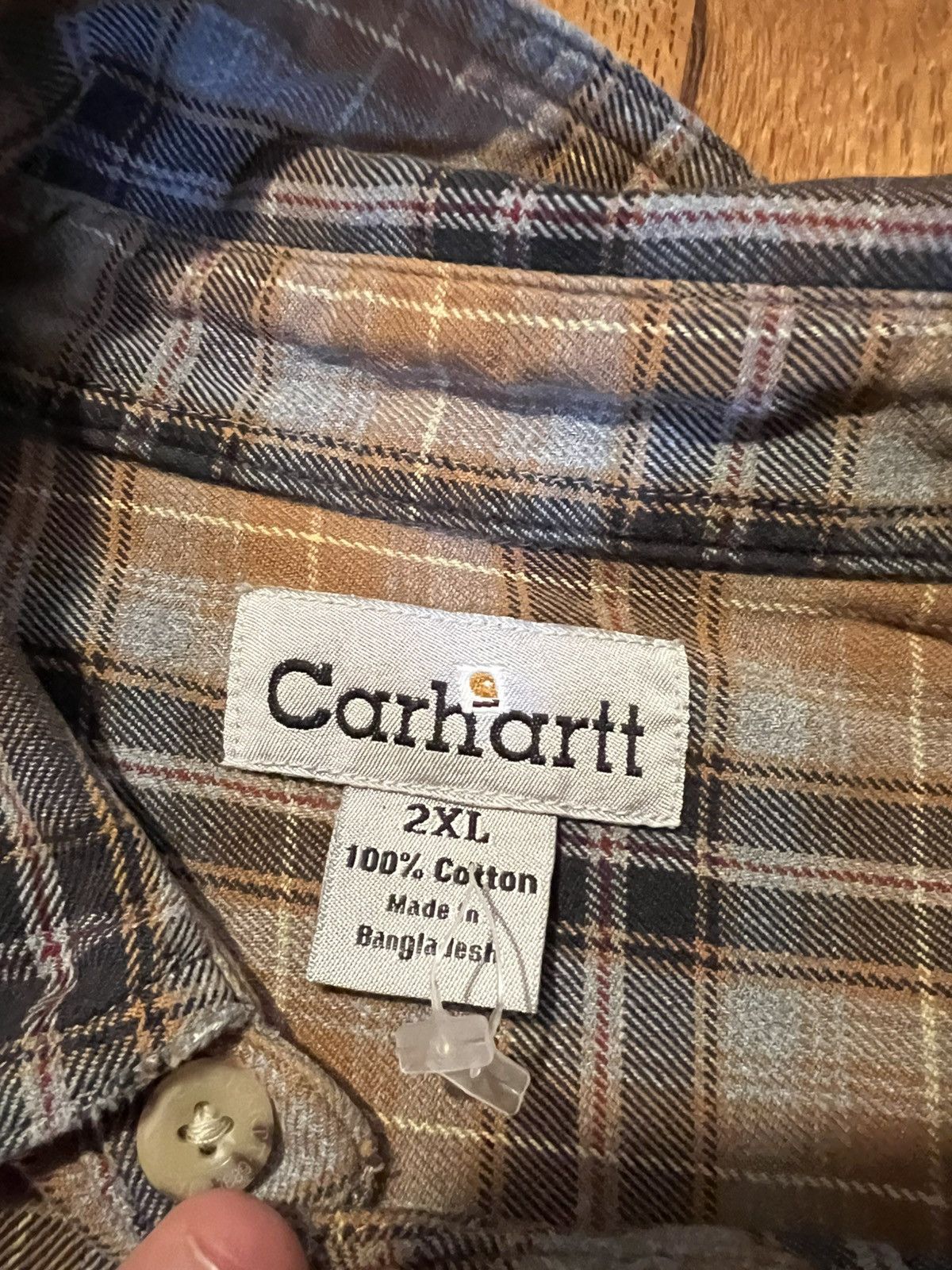 Carhartt Carhartt Cropped Flannel Size US XXL / EU 58 / 5 - 3 Thumbnail