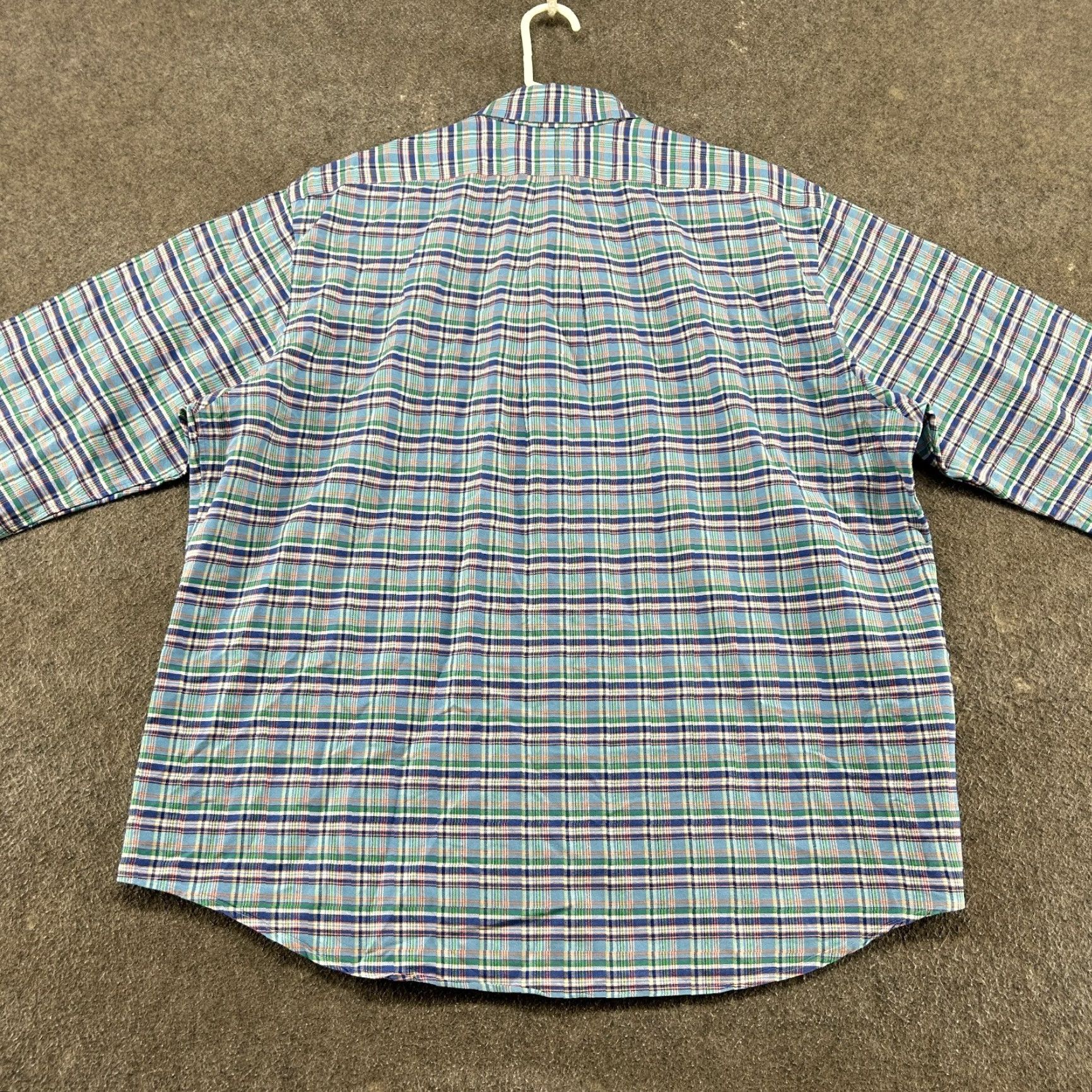 Ralph Lauren Ralph Lauren Shirt Men 2XL Button-Up Long Sleeve Plaid Multicolor Cotton Blue Green White Orange Button Down Size US XXL / EU 58 / 5 - 6 Thumbnail