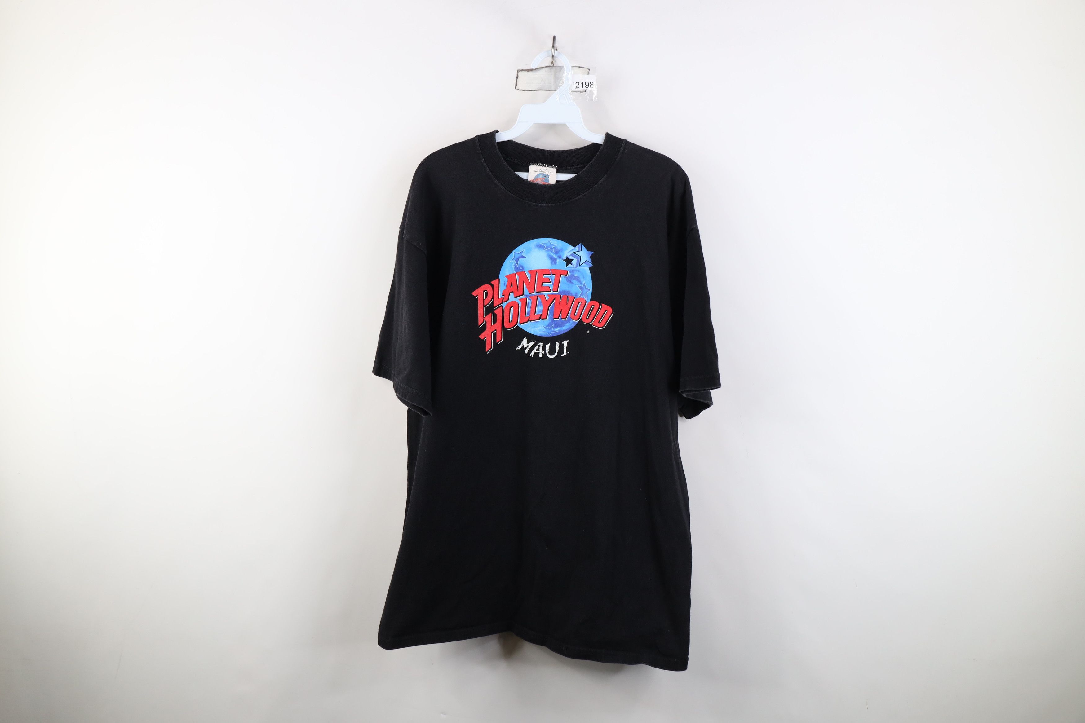 Vintage Vintage 90s Planet Hollywood Spell Maui Hawaii T-Shirt USA Size US L / EU 52-54 / 3 - 1 Thumbnail