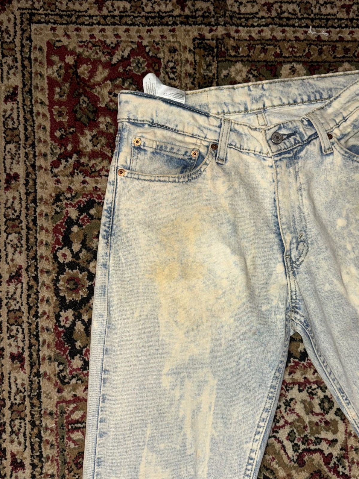 Levi's Vintage Clothing Bleached 511 Levi’s denim jeans Size US 32 / EU 48 - 2 Thumbnail