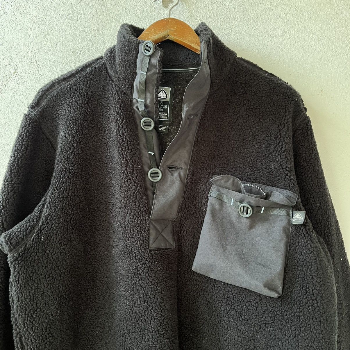 Nike ACG vintage Nike ACG boa fleece pullover jacket, Size US M / EU 48-50 / 2 - 5 Thumbnail