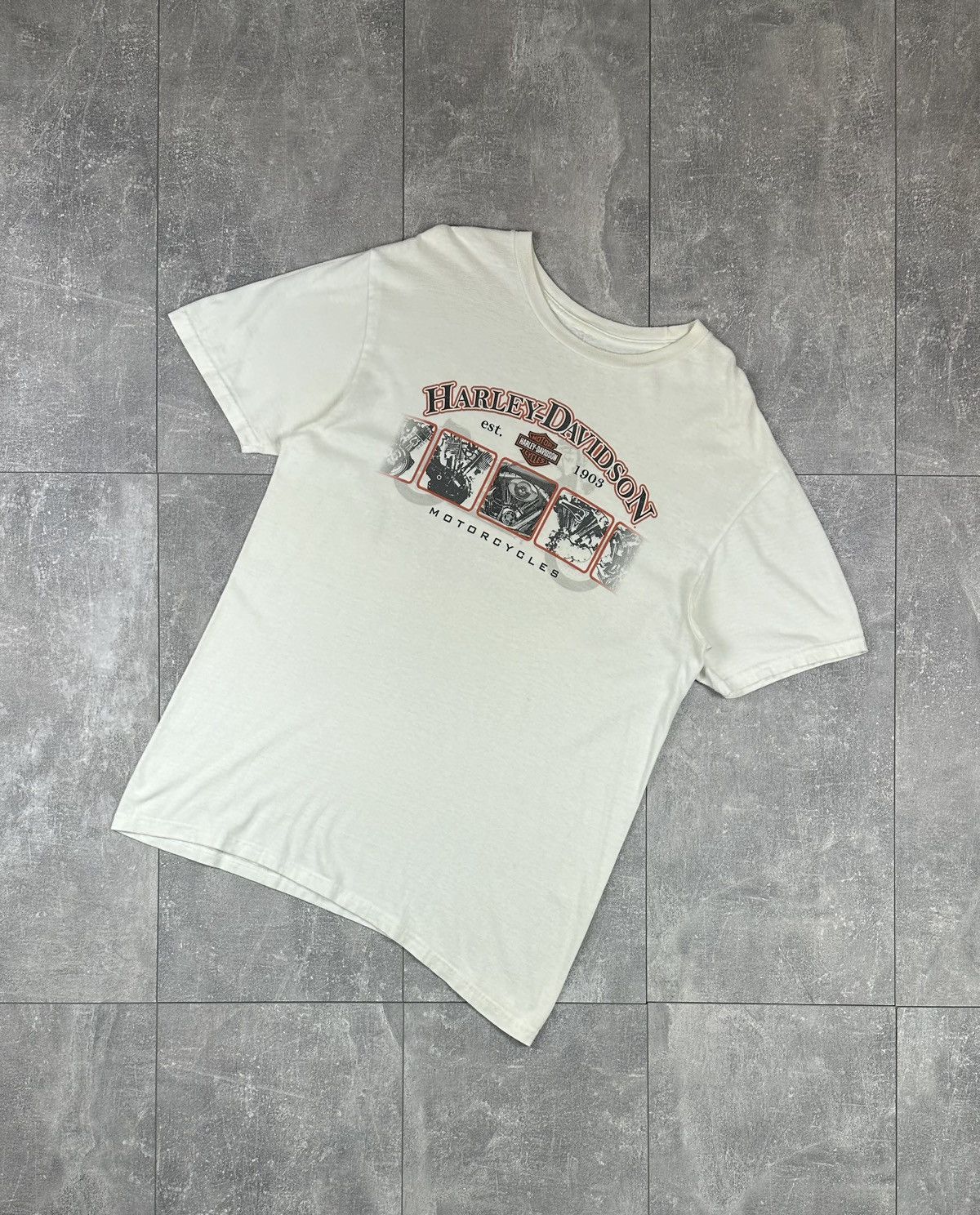 Harley Davidson Harley Davidson Motorcycles Overprint Logo T-Shirt Size US XL / EU 56 / 4 - 1 Thumbnail
