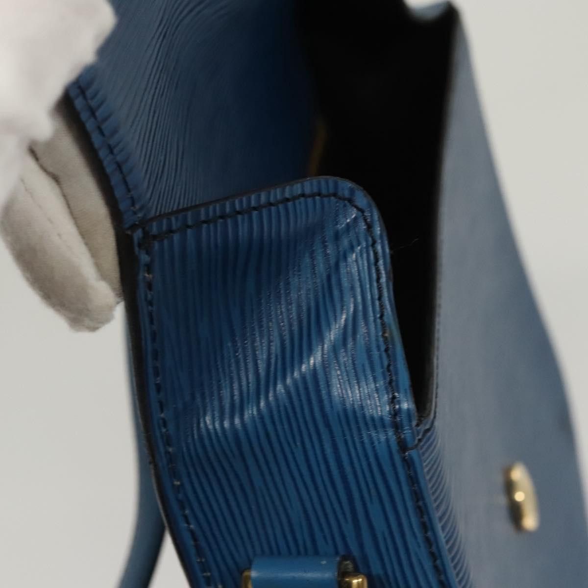 Louis Vuitton LOUIS VUITTON Epi Saint Cloud GM Shoulder Bag Toledo Blue Size ONE SIZE - 8 Thumbnail