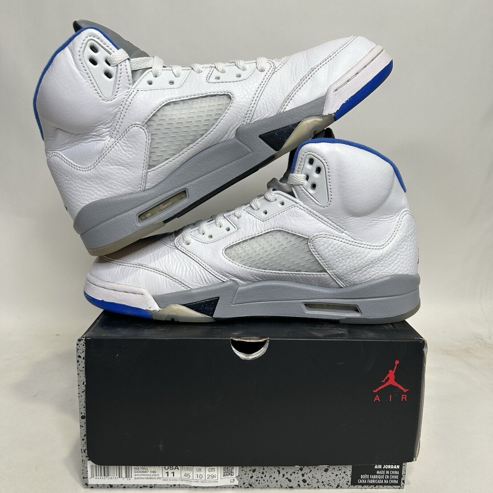 Jordan Brand Nike Air Jordan 5 Retro OG “Stealth 2.0” 2024 Size US 11 / EU 44 - 3 Thumbnail
