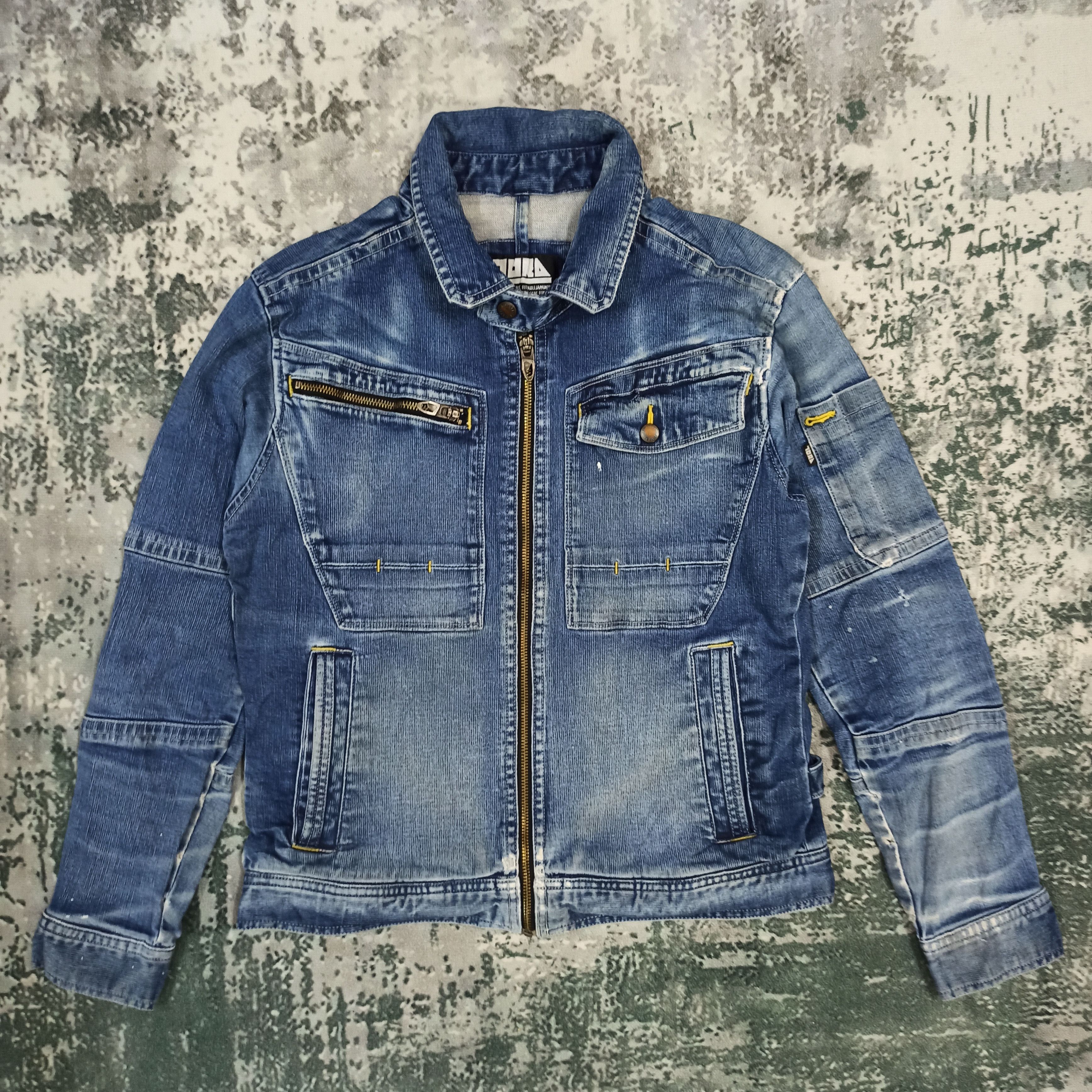 Japanese Brand 🔥Rare🔥 TORA Jacket Jeans Worker Japanese Brand Distressed Size US M / EU 48-50 / 2 - 2 Thumbnail