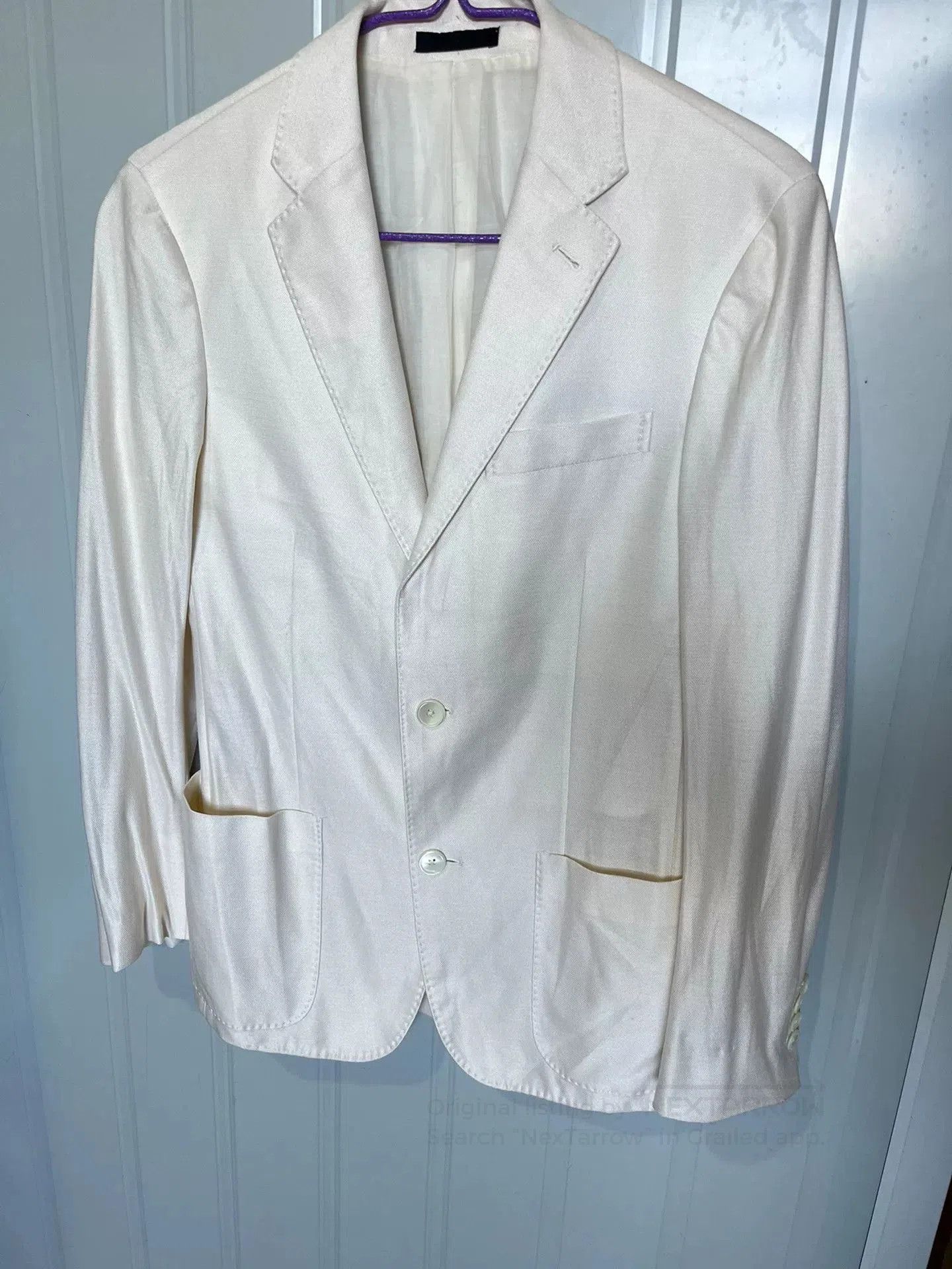 Lanvin Lanvin Men's Silk Suit. Size US S / EU 44-46 / 1 - 1 Thumbnail