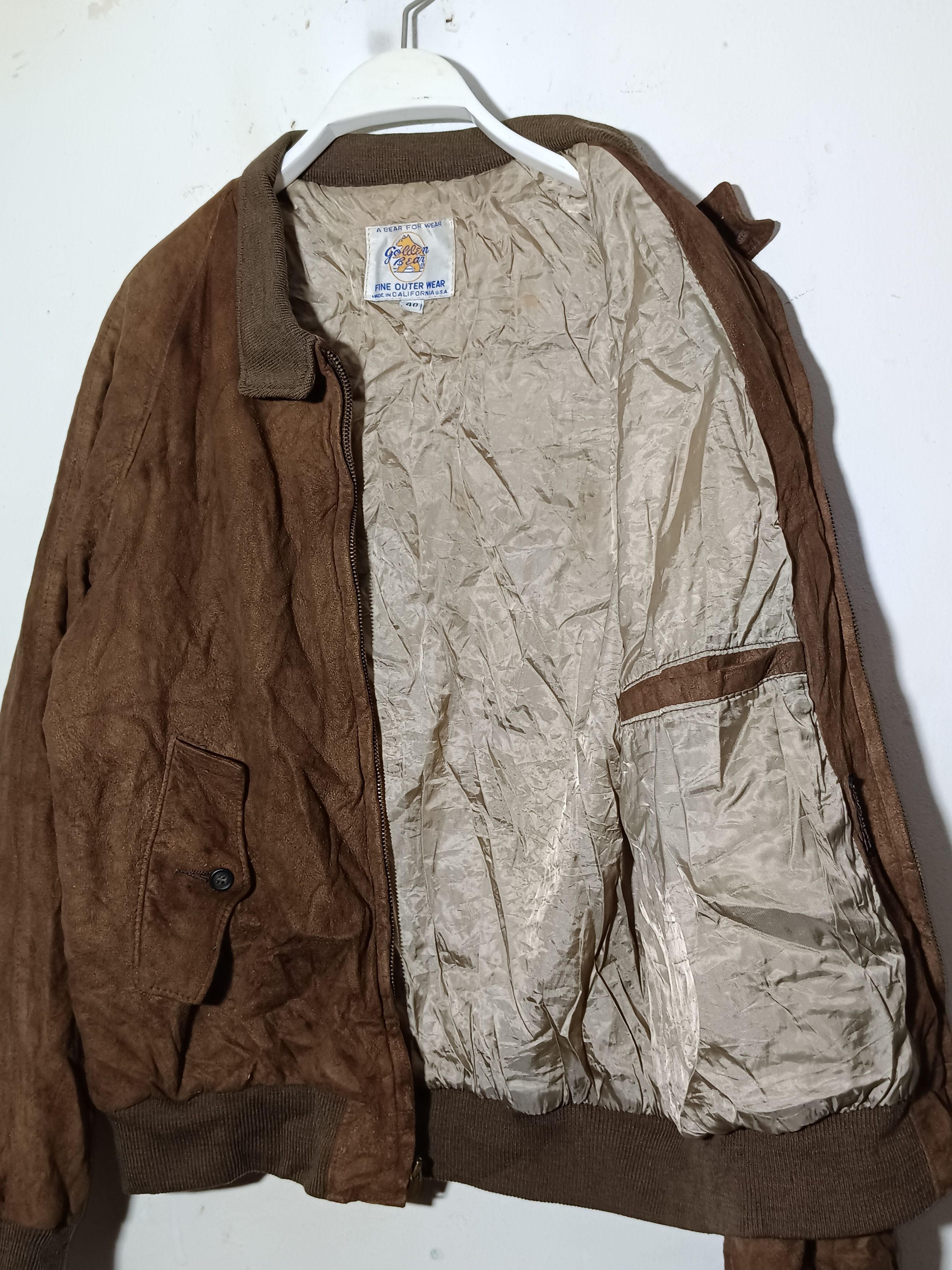 Golden Bear × Vintage Vintage Golden Bear Leather Jacket Size US M / EU 48-50 / 2 - 7 Thumbnail