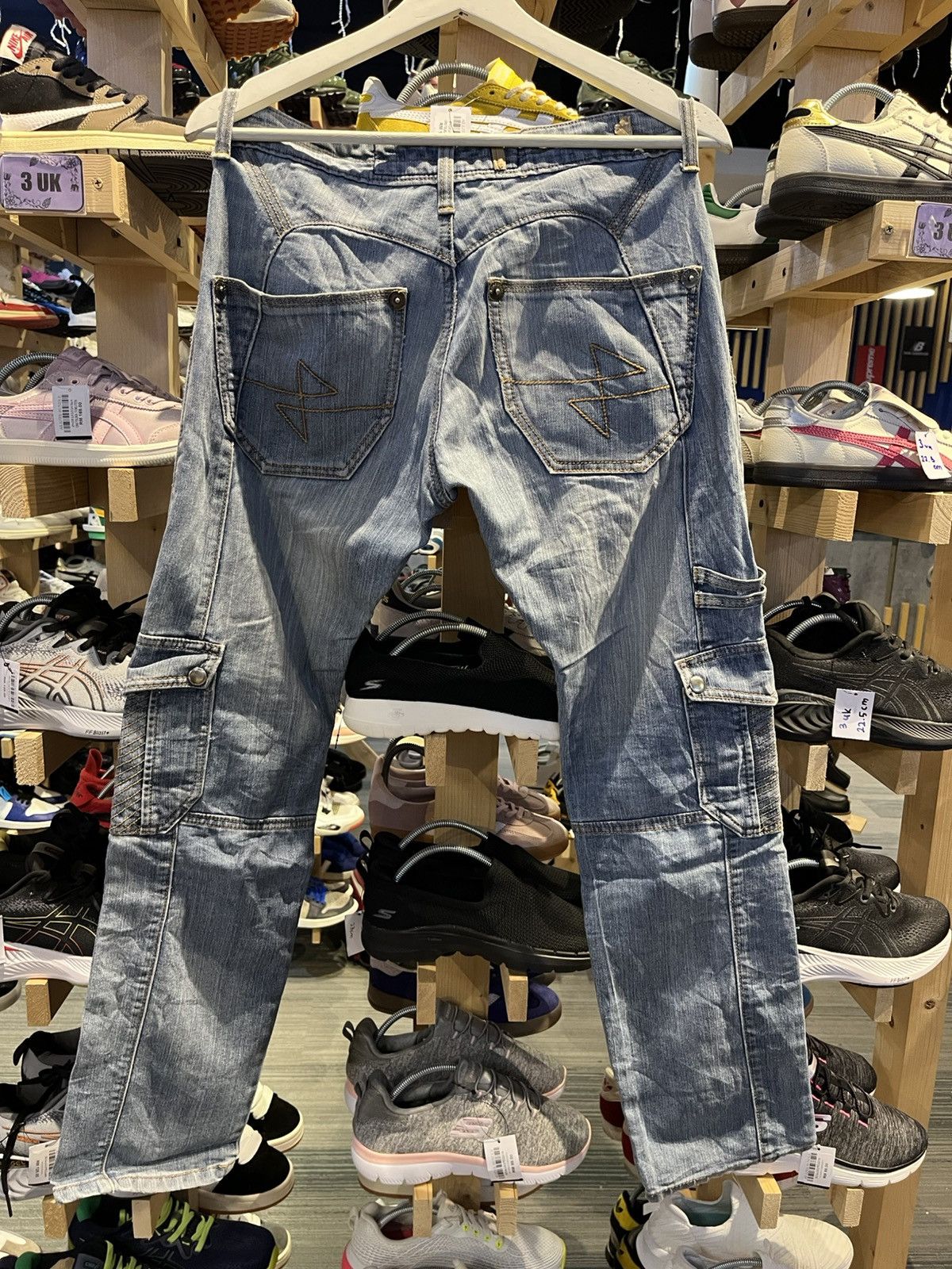 Japanese Brand × Vintage Vintage Jeans De Art Distressed Multi Pocket Size US 31 - 4 Thumbnail