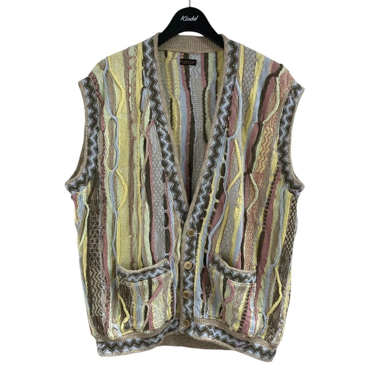 KAPITAL×BYBORRE 20AW 3Dニット ハイパー チマヨベスト 3 KAPITAL × BYBORREのコラボレーションベストがUNITED ARROWS