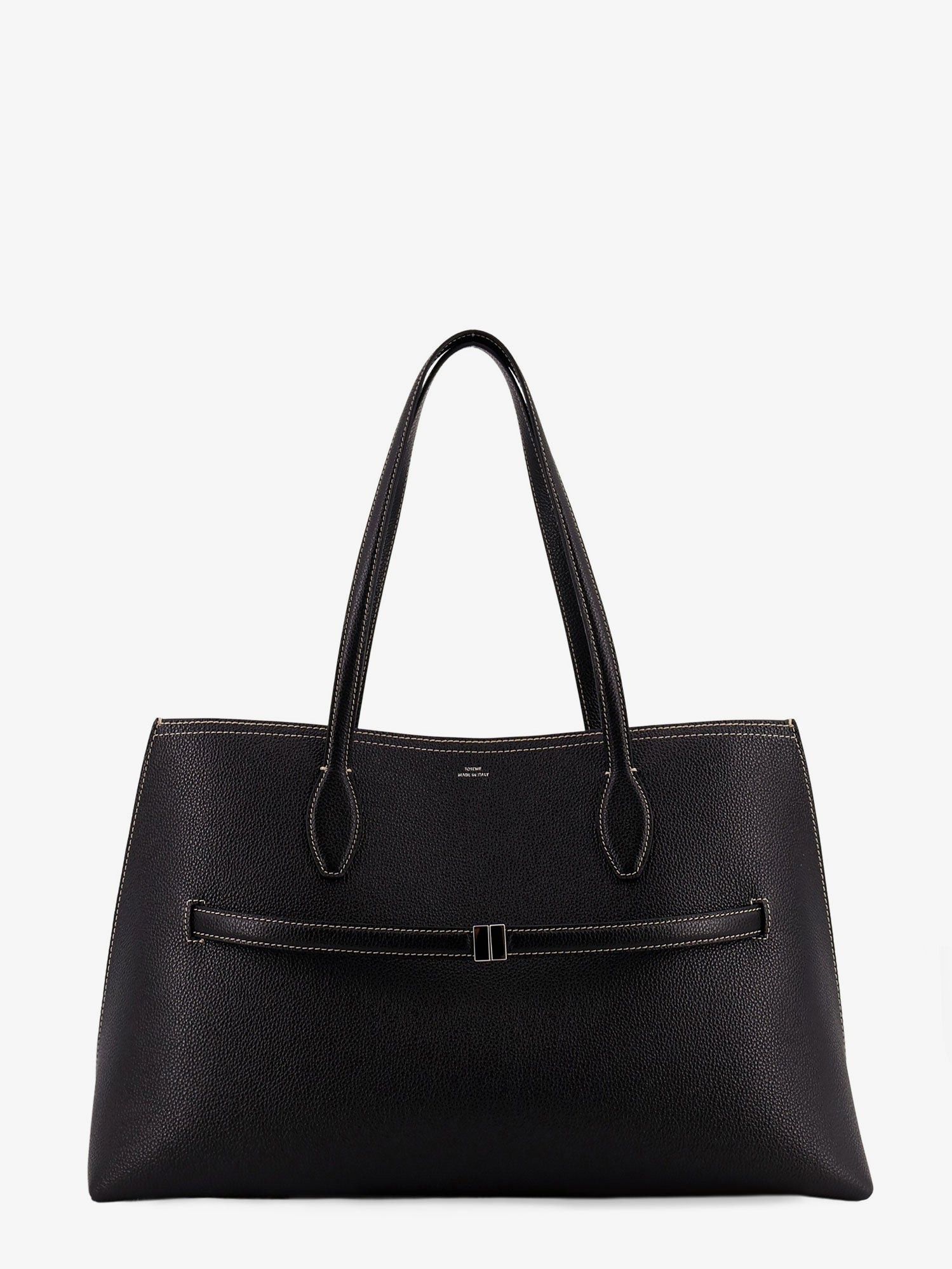 Toteme Leather Shoulder Bag With Lettering Logo On The Front Size ONE SIZE - 1 Thumbnail