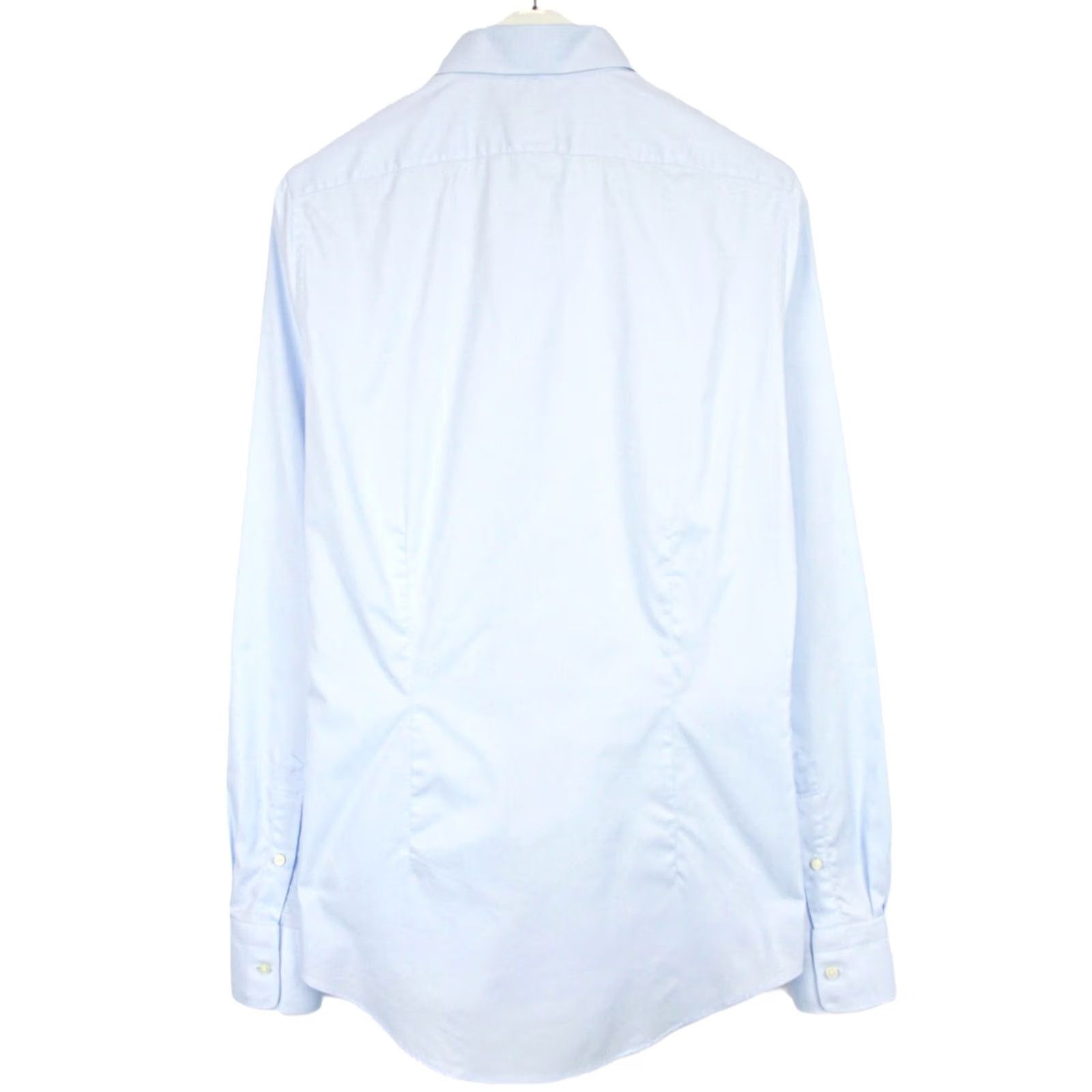 Suitsupply SUITSUPPLY Extra Slim Fit Formal Shirt Men's MEDIUM Blue Button Long Sleeve Size 40R - 2 Thumbnail