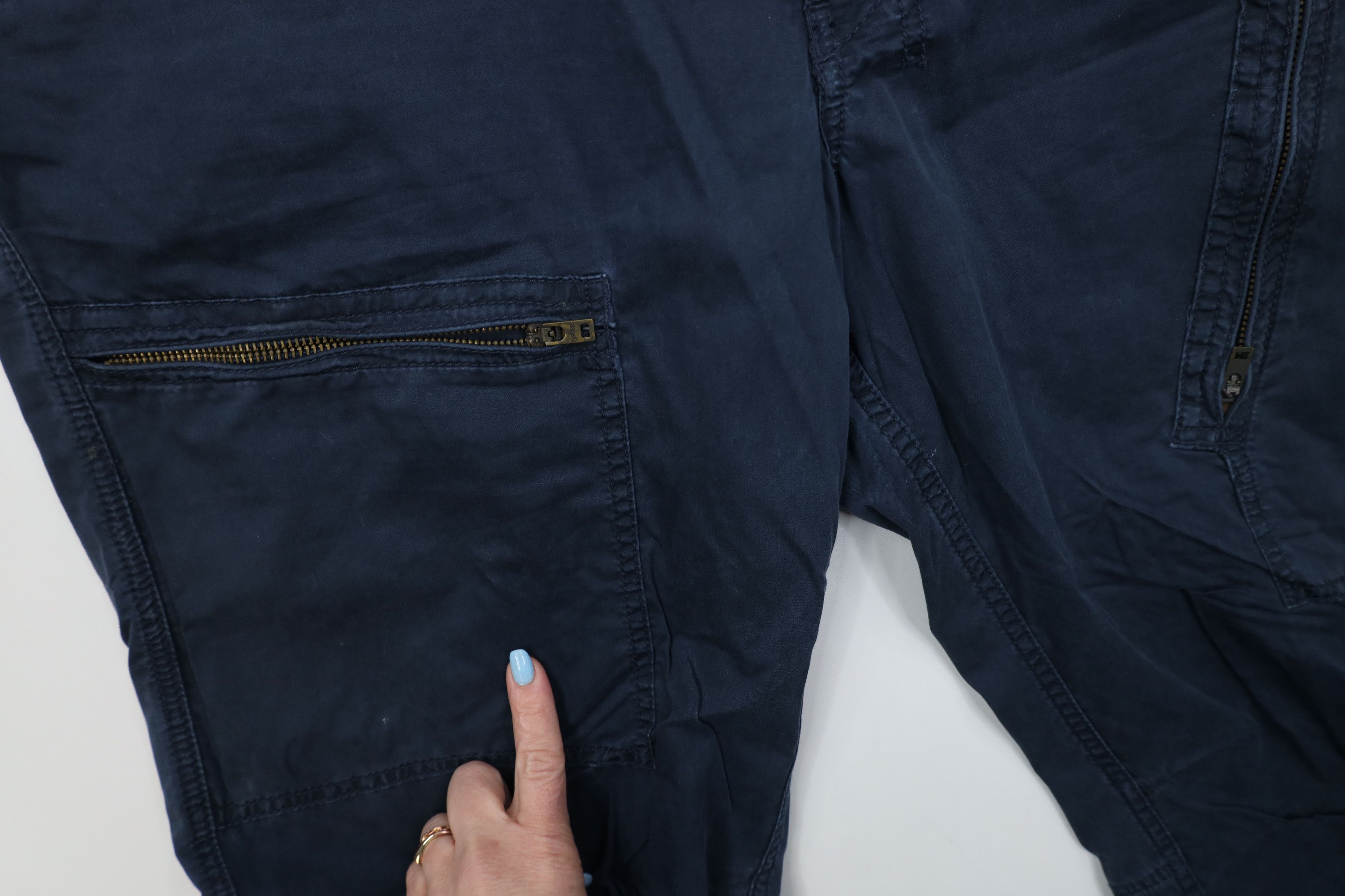 Express Vintage Y2K Express X2 Wide Leg Paratrooper Cargo Pants Size US 36 / EU 52 - 7 Thumbnail
