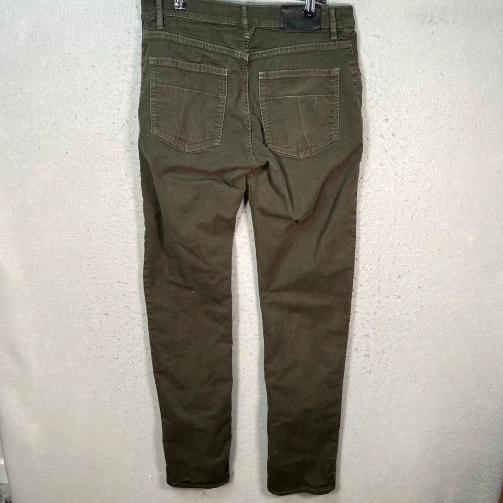 Raleigh Denim Raleigh Denim Mens Size 31 Jones Olive Green Tapered Leg Denim Jeans Size US 31 - 2 Thumbnail