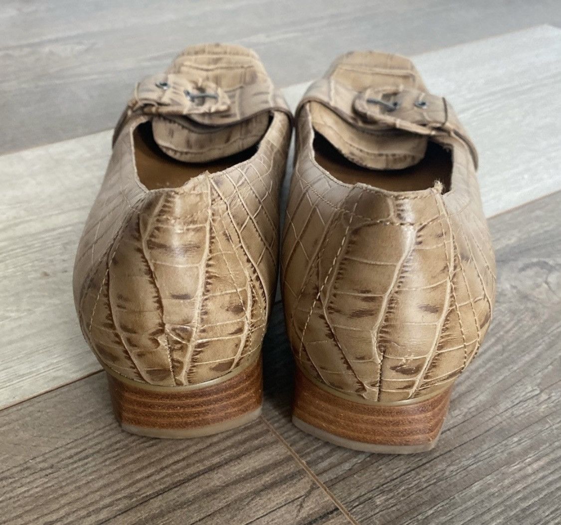 Nine West NINE WEST CROCODILE PRINT ABAY FLATS SLIP ON LOAFERS SHOES Size US 10 / IT 40 - 4 Thumbnail