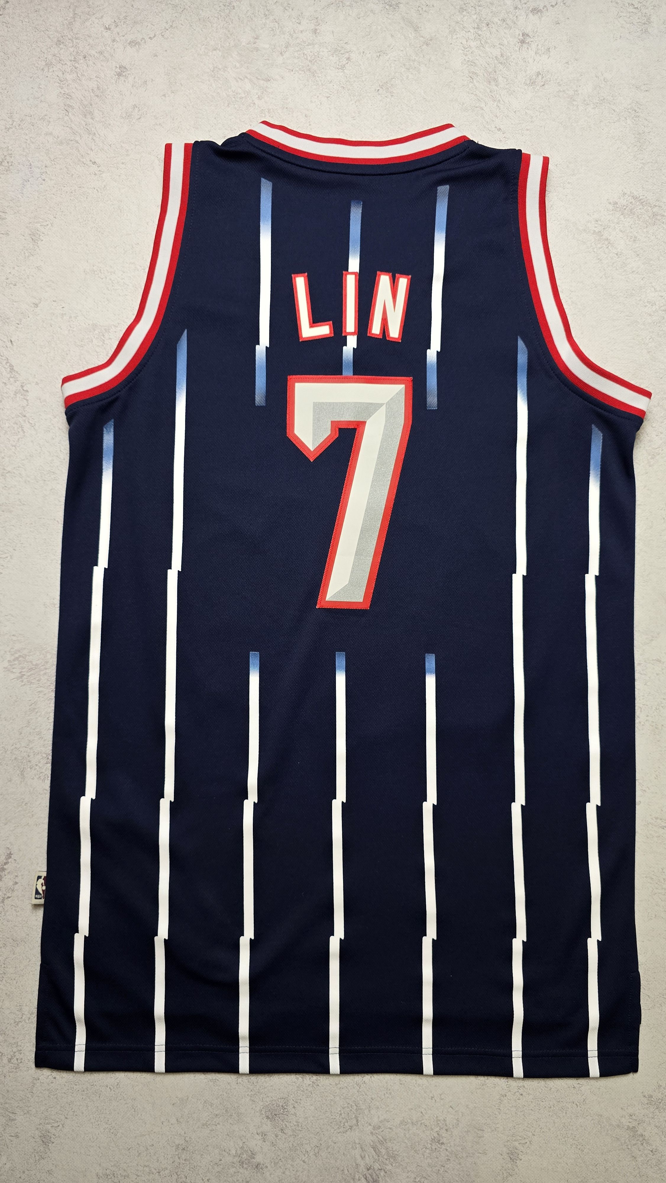 Adidas Adidas Jeremy Lin Houston Rockets HWC Big Rocket Jersey Sewn Size US M / EU 48-50 / 2 - 2 Thumbnail