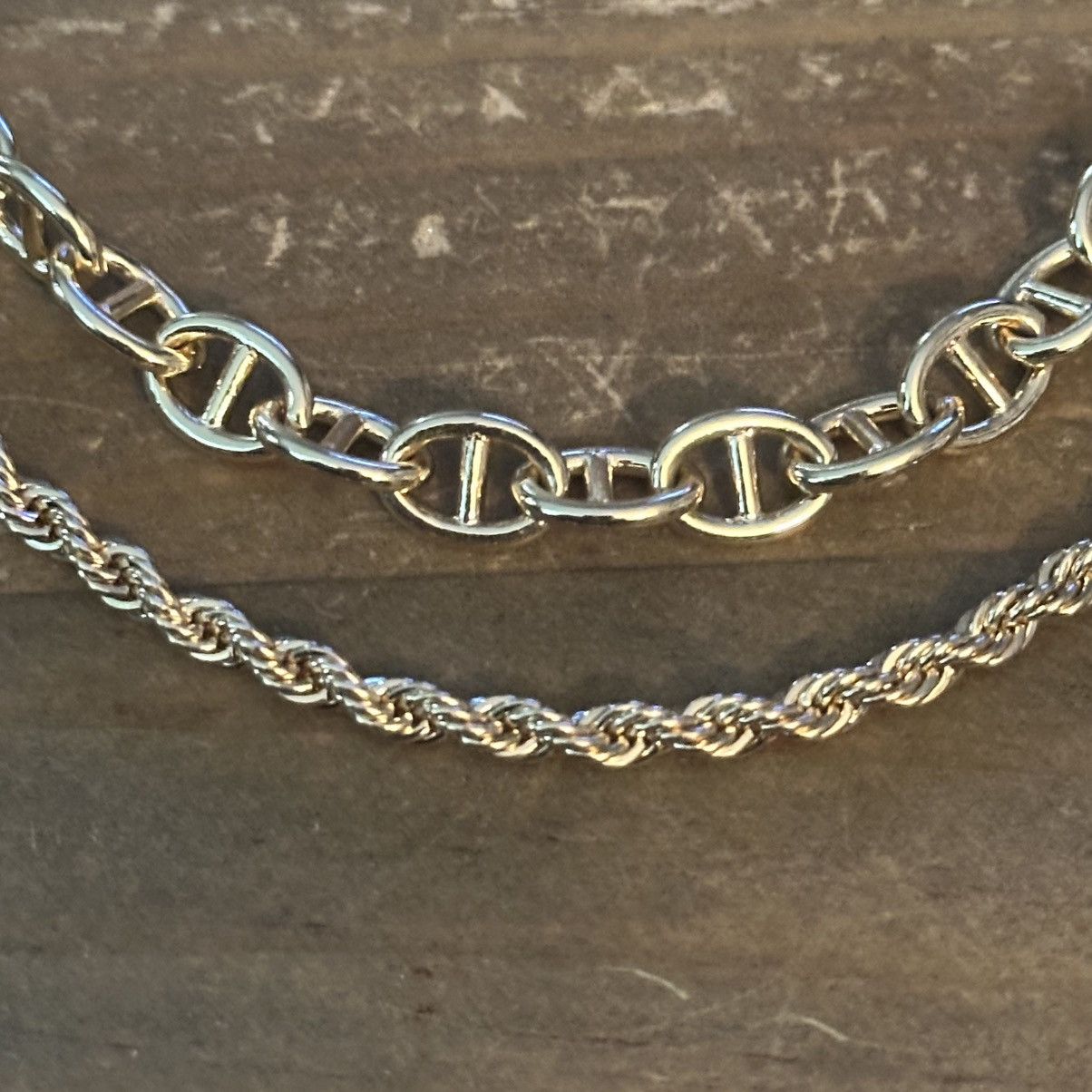 Other Gold tone interchangeable layered chain necklace Size ONE SIZE - 4 Thumbnail
