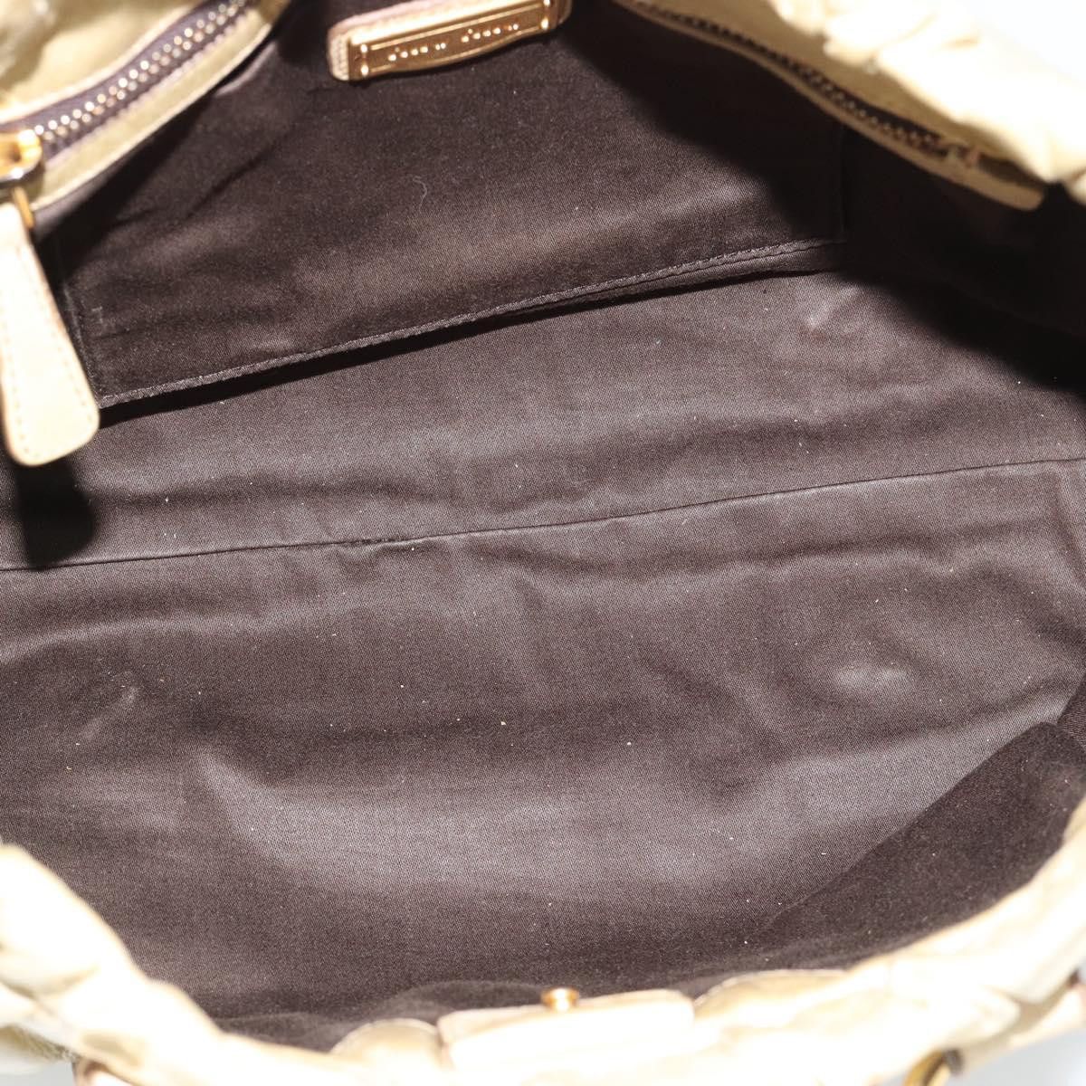 Miu Miu Borsa a mano Miu Miu Matelassé in pelle 2 vie beige oro Size ONE SIZE - 11 Thumbnail