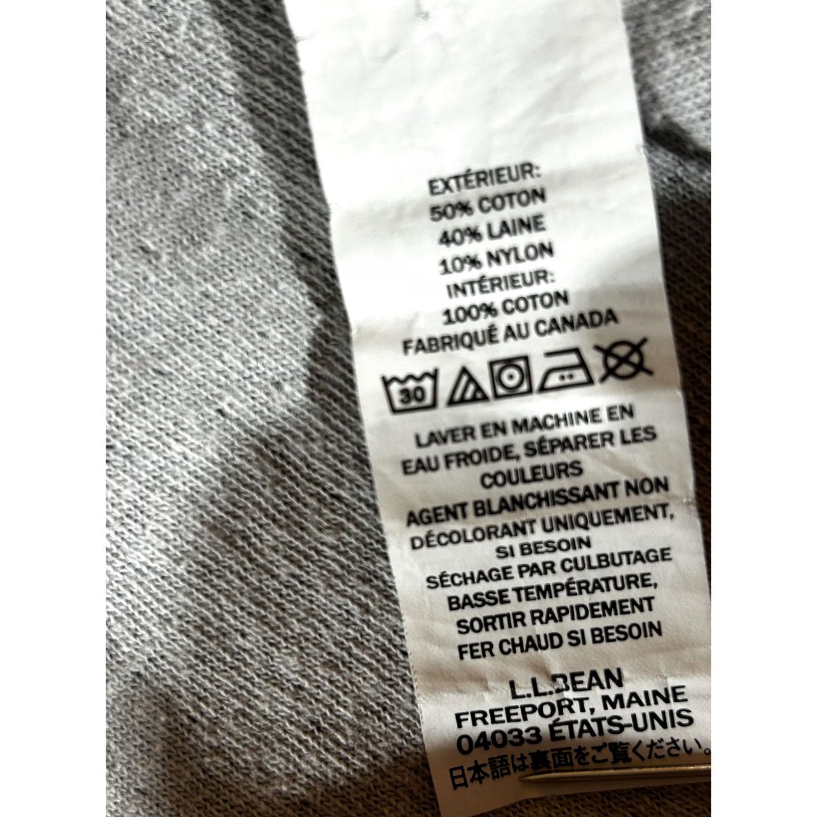 Vintage LL Bean Shirt Mens XL Gray Long Sleeve Thermal Henley Wool Blend Base Layer Size US XL / EU 56 / 4 - 7 Thumbnail