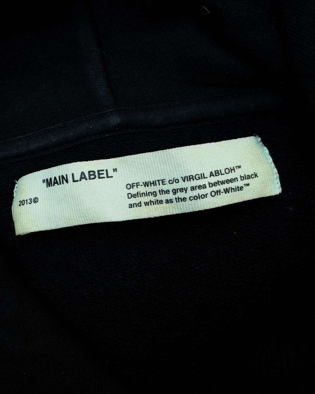 Off-White OFF-WHITE DIAG STENCIL HOODIE SS19 Size US L / EU 52-54 / 3 - 7 Thumbnail