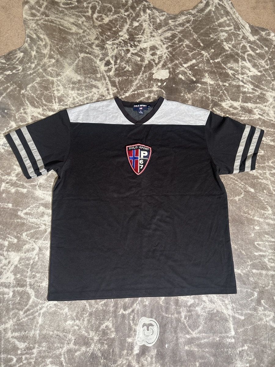 Polo Ralph Lauren RALPHLAUREN POLO SPORT POLICE BADGE P WING STADIUM 1992 XXL Size US XXL / EU 58 / 5 - 1 Thumbnail