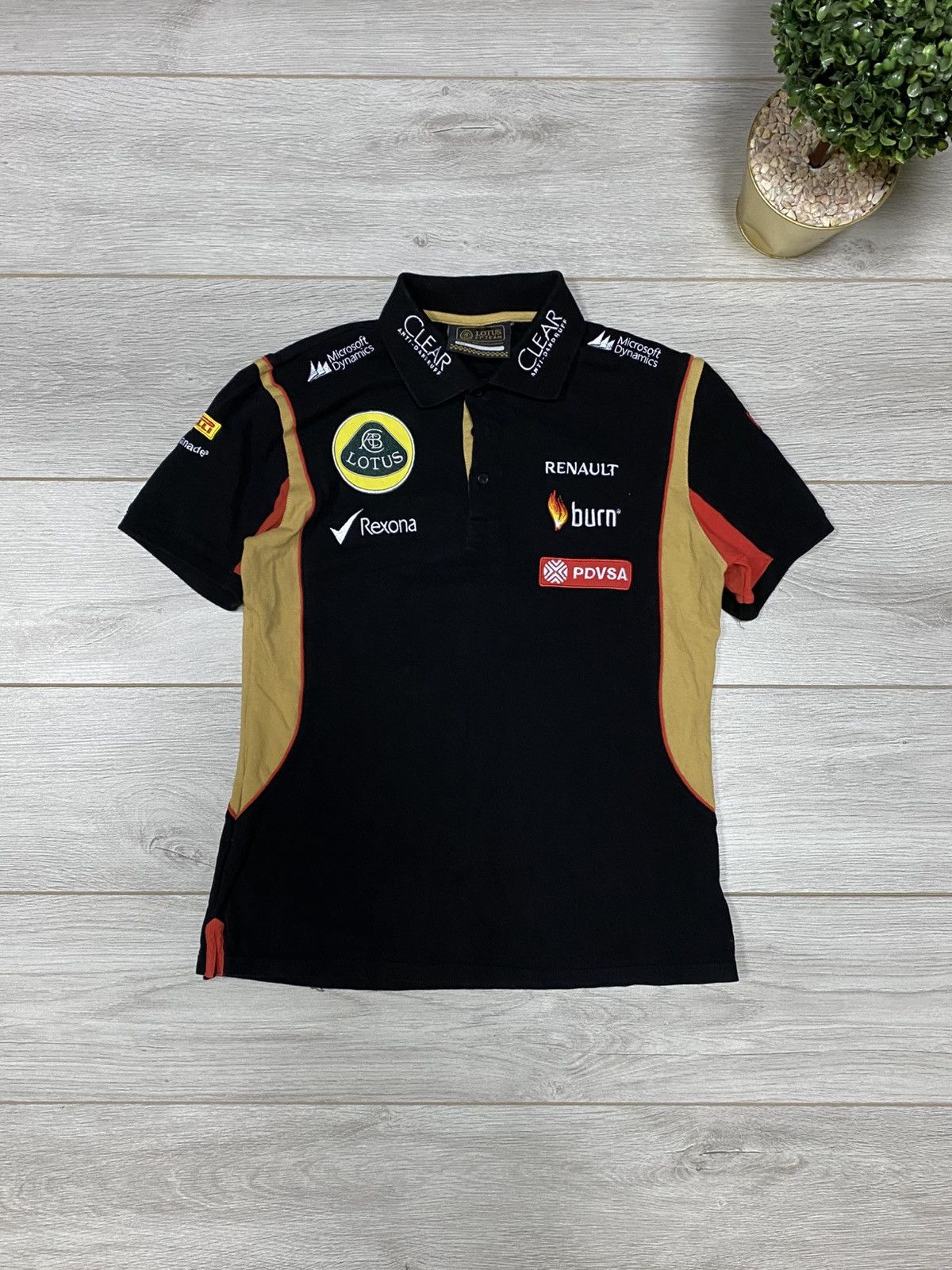 Vintage Lotus F1 formula racing polo Size US L / EU 52-54 / 3 - 1 Thumbnail