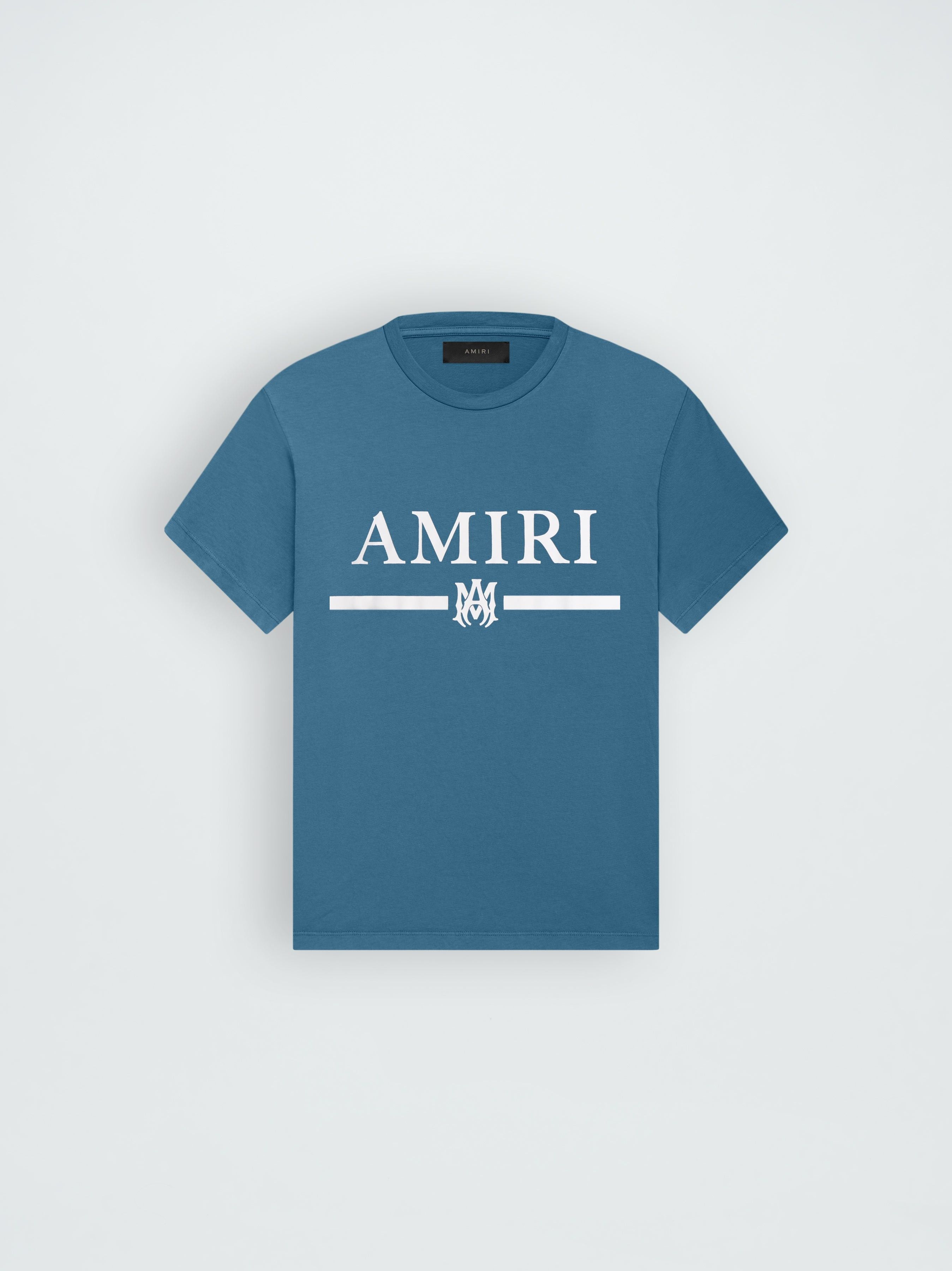 Amiri o1w1db10125 Logo T-Shirt in Blue Size US M / EU 48-50 / 2 - 1 Thumbnail
