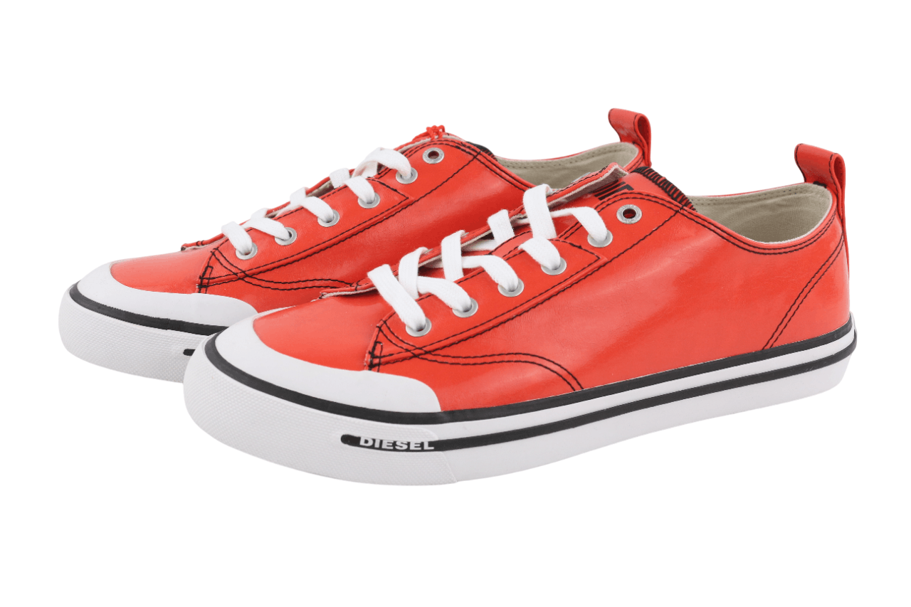 Diesel S-ATHOS LOW EU41 Red Coated 40573 Size US 8 / EU 41 - 2 Thumbnail