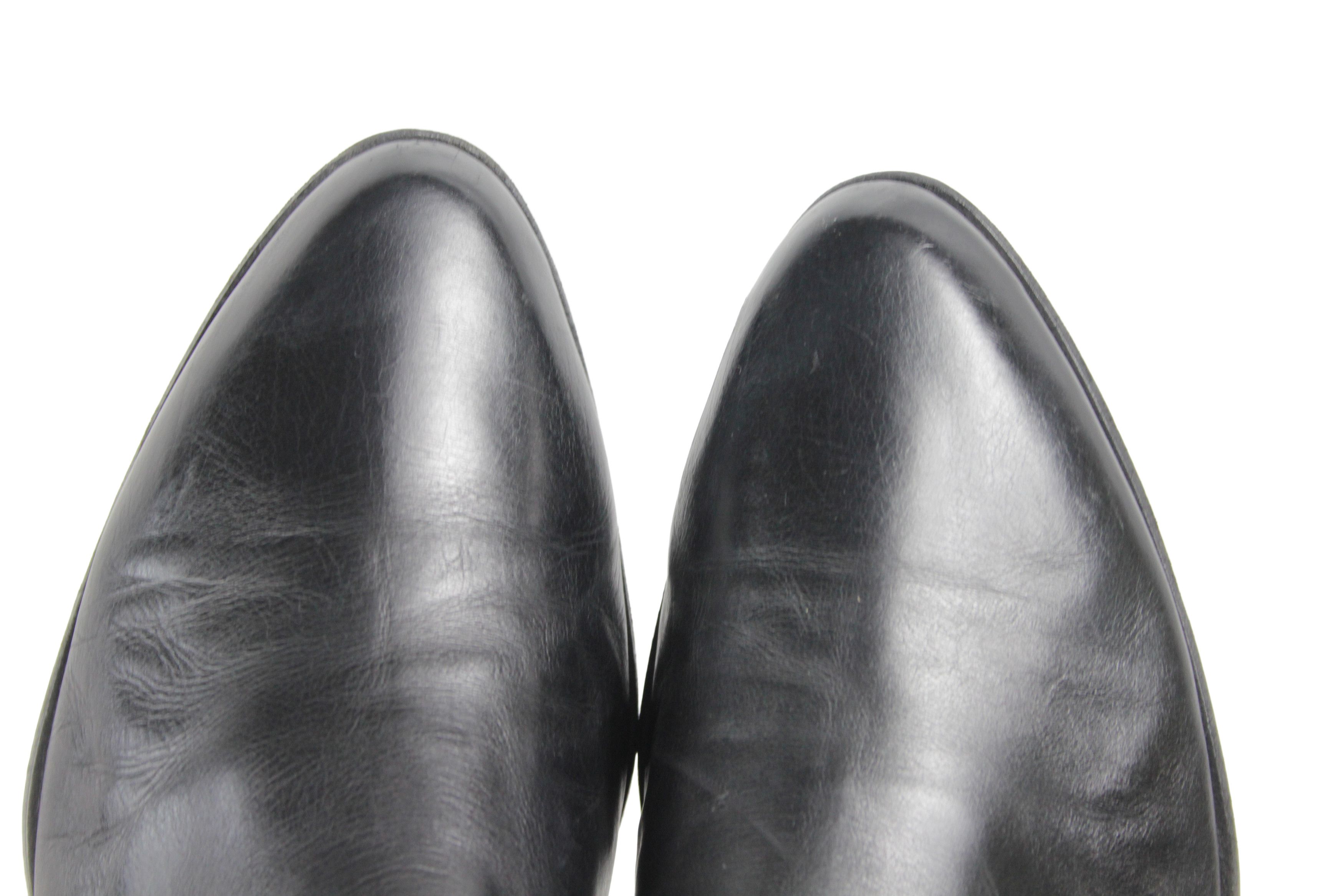 Veronique Branquinho Biker Leather Side Zip Cossack Boots Size US 10 / IT 40 - 6 Thumbnail