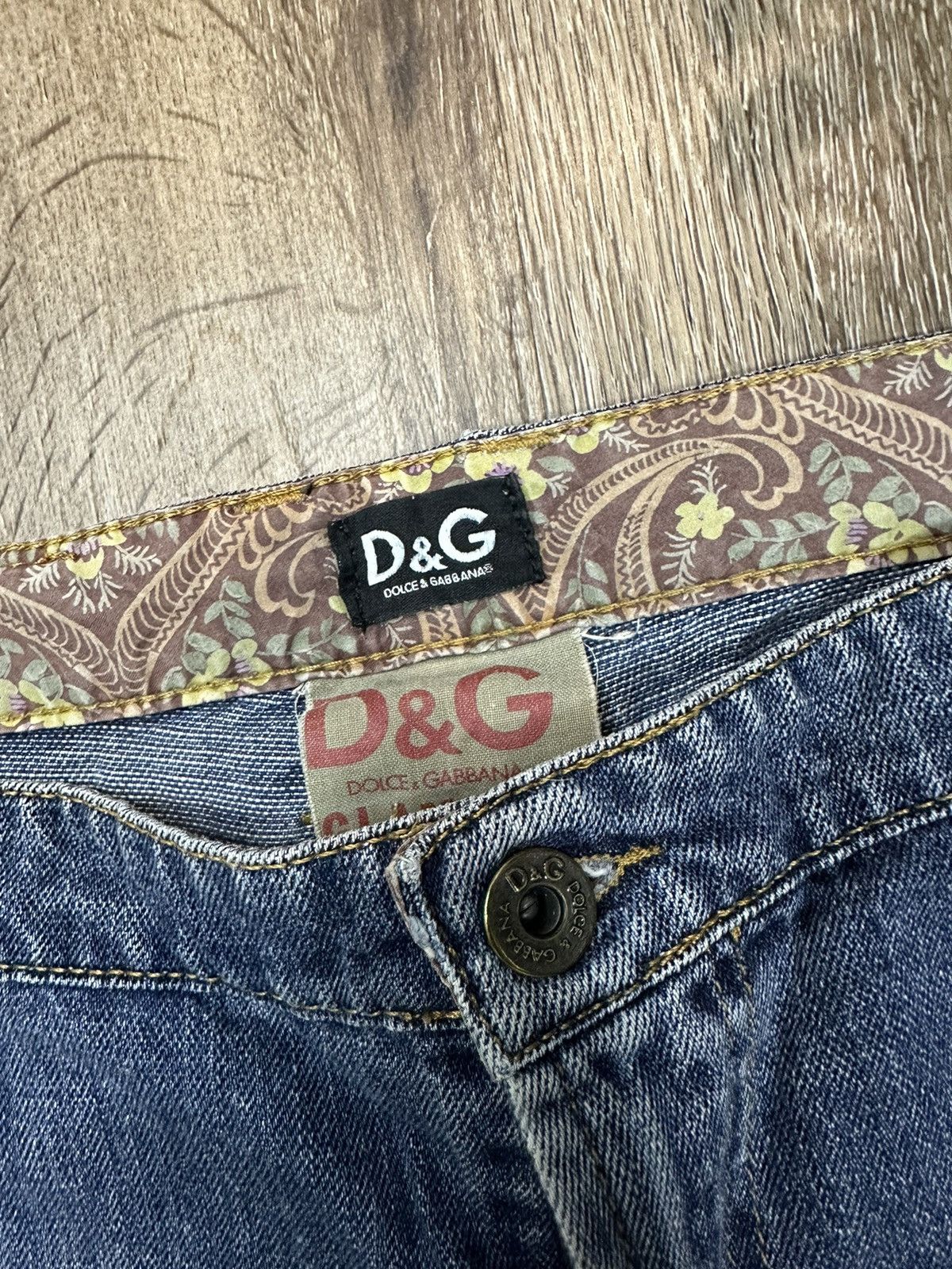 Dolce & Gabbana × Vintage Vintage Dolce&Gabbana Jeans Y2K Size 27" / US 4 / IT 40 - 7 Thumbnail