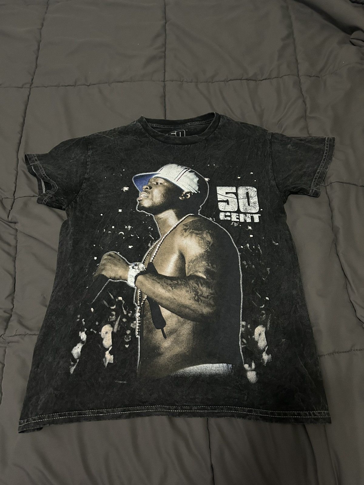 Vintage Graphic 50 Cent Tee Size US S / EU 44-46 / 1 - 1 Thumbnail