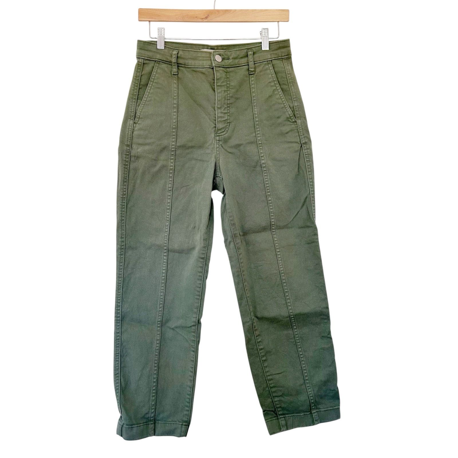 Everlane Everlane Green Utility Pants Sz 6 Size 28" / US 6 / IT 42 - 1 Thumbnail
