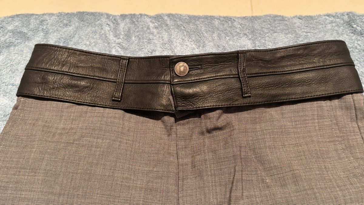 Maison MIHARA YASUHIRO MiharaYashuiro Mihara detachable leather belt men trousers Size US 31 - 2 Thumbnail