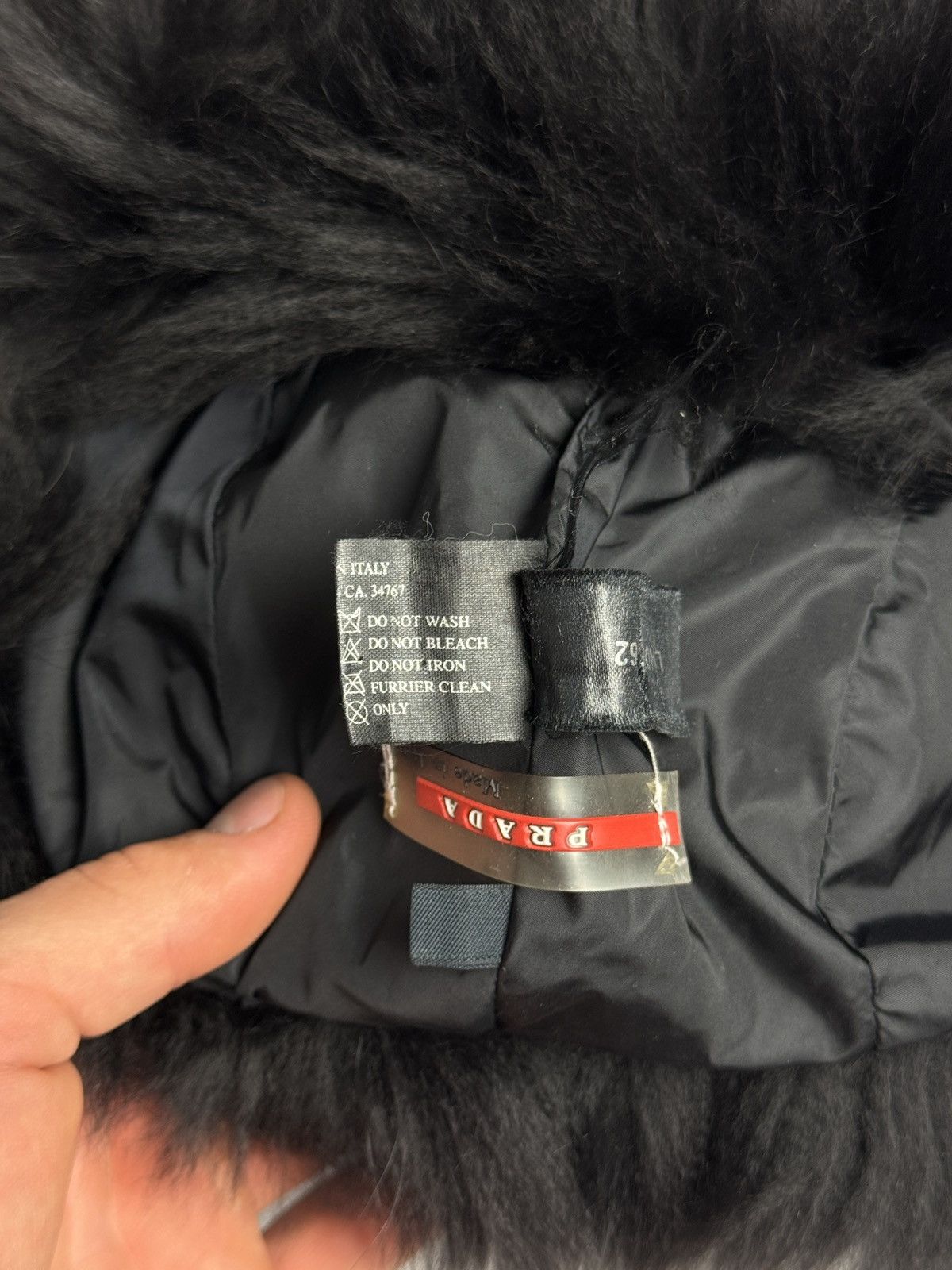 Prada Prada FW03 Asiatic Raccoon Real Fur Trapper Ushanka Hat Cap Size ONE SIZE - 16 Thumbnail
