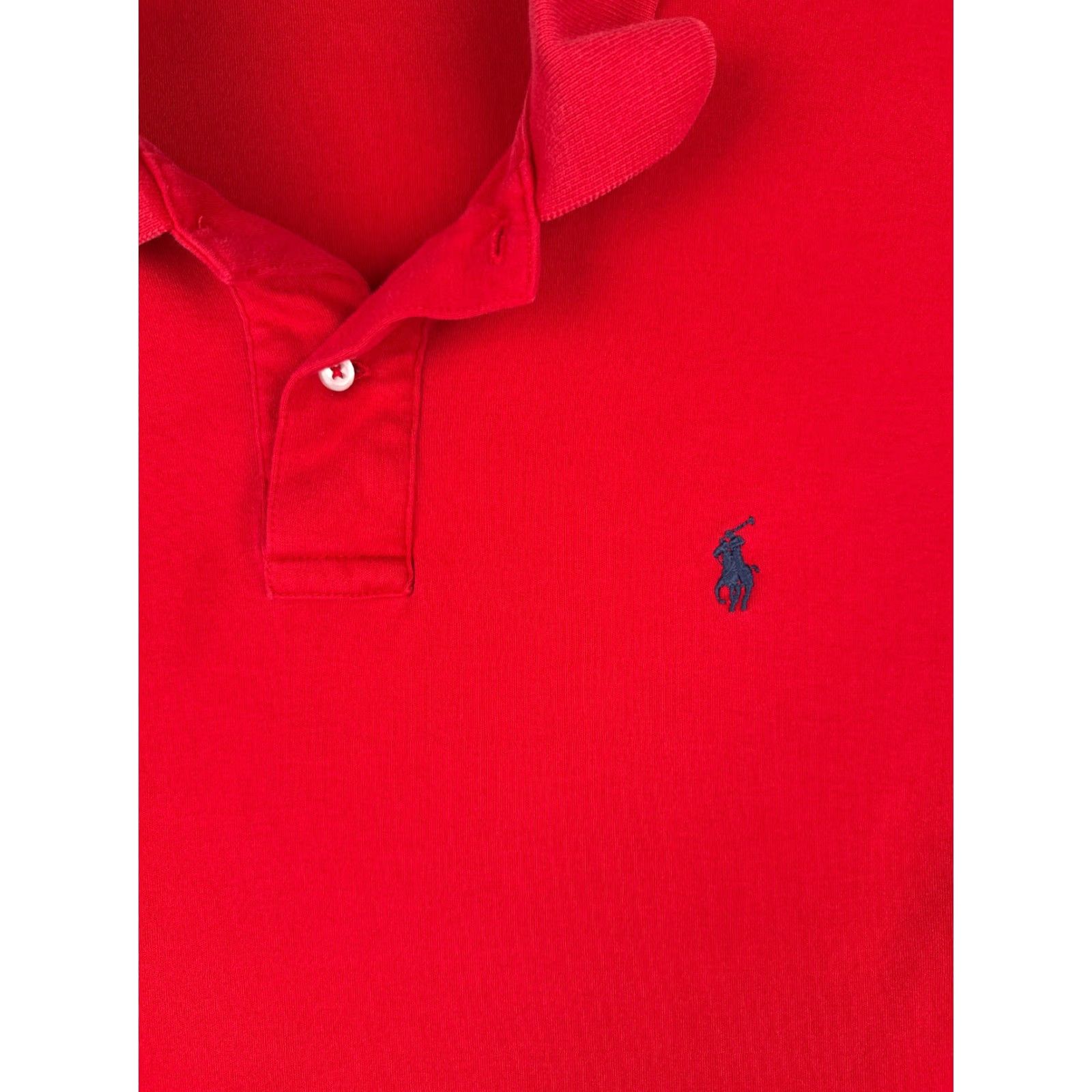 Ralph Lauren VINTAGE Ralph Lauren Polo Shirt Men L Red 100% Cotton Short Sleeve Polo Shirt Mens Red 100% Cotton Short Sleeve Vintage RL Polo Shirt Size US L / EU 52-54 / 3 - 6 Thumbnail