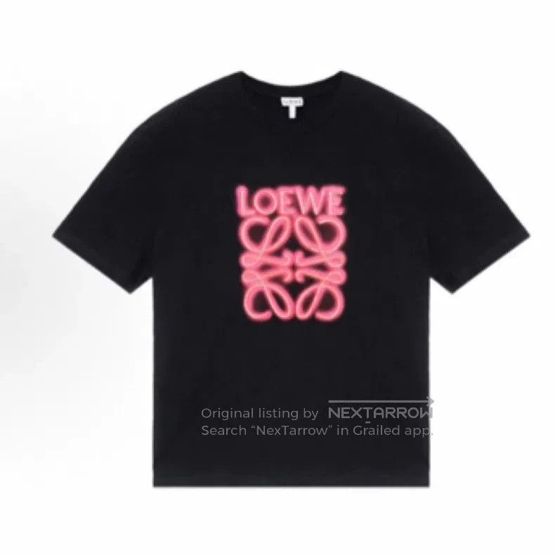 Loewe Loewe Fluorescent Powder Neon Sign Embroidered Round Neck Size US L / EU 52-54 / 3 - 1 Thumbnail