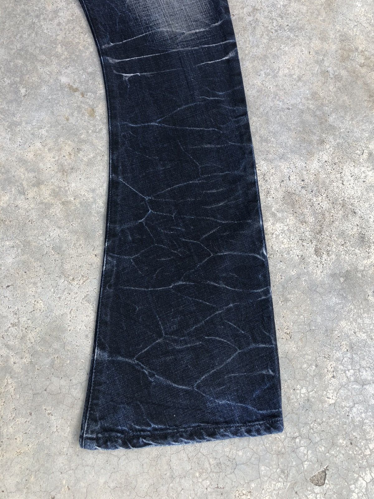 BUFFALO BOBS Japanese Buffalobobs Flared Jeans Distressed Jeans Size US 31 - 7 Thumbnail