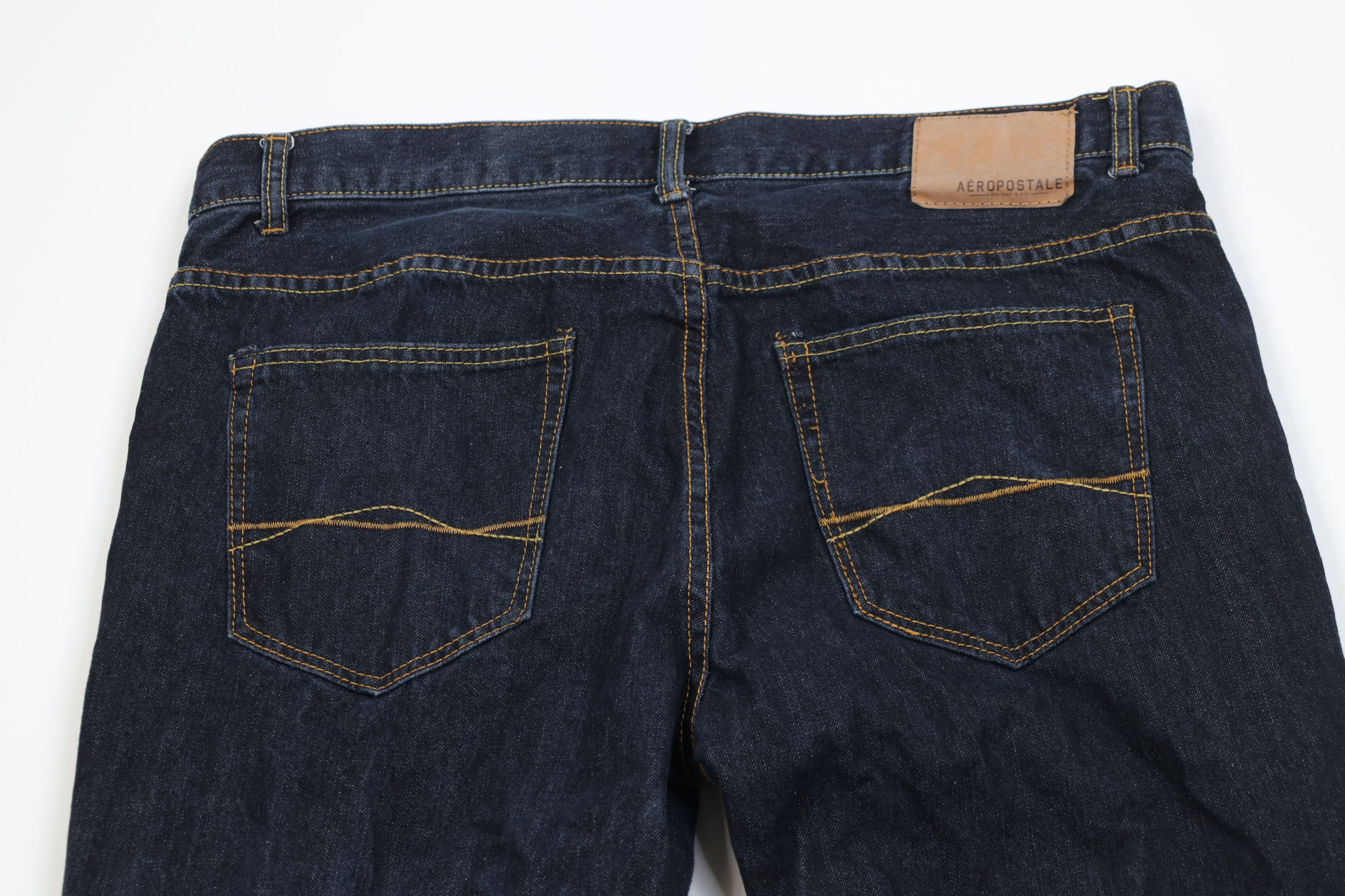 Aeropostale Vintage Y2K Aeropostale Fly Straight Wide Leg Jeans Indigo Size US 38 / EU 54 - 10 Thumbnail