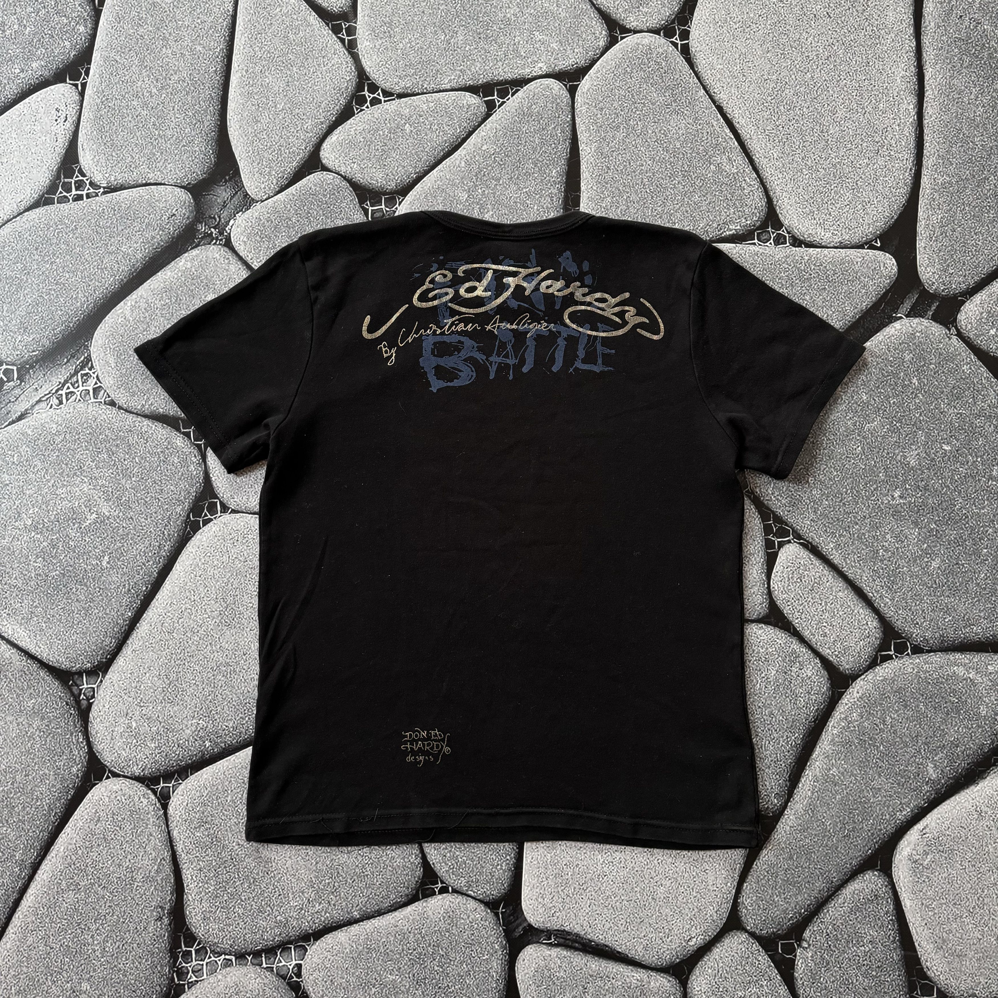 Christian Audigier × Ed Hardy ED HARDY VINTAGE CHRISTIAN AUDIGIER T SHIRT Size XL / US 12-14 / IT 48-50 - 2 Thumbnail