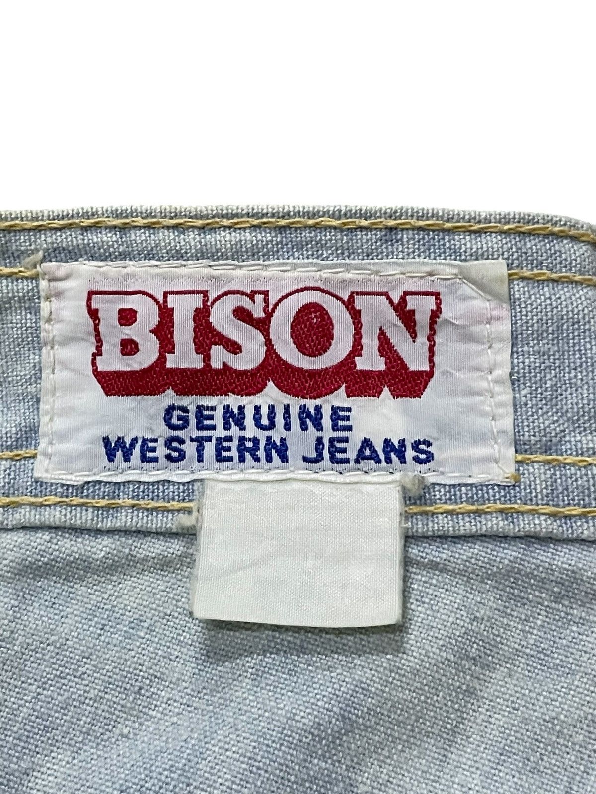 Hysteric Glamour × Japanese Brand Vintage 60s Bison Bell Bottom Denim Pants Size US 28 / EU 44 - 23 Thumbnail