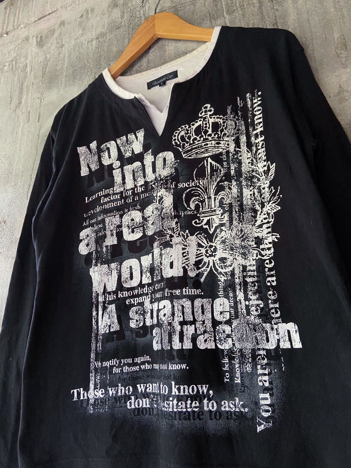 Le Grande Bleu (L.G.B.) NOW INTO A REAL WORLD A STRANGE ATTRACTION LONG SLEEVE Size US M / EU 48-50 / 2 - 2 Thumbnail