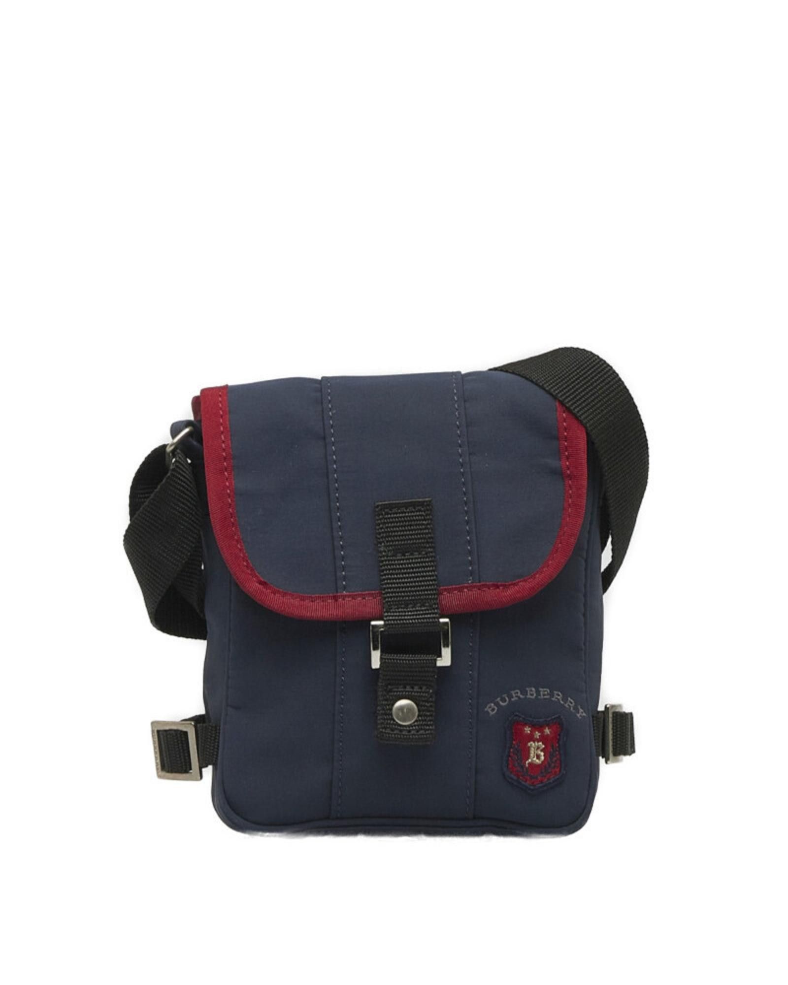 image of Burberry Blue Canvas Shoulder Bag, Women's