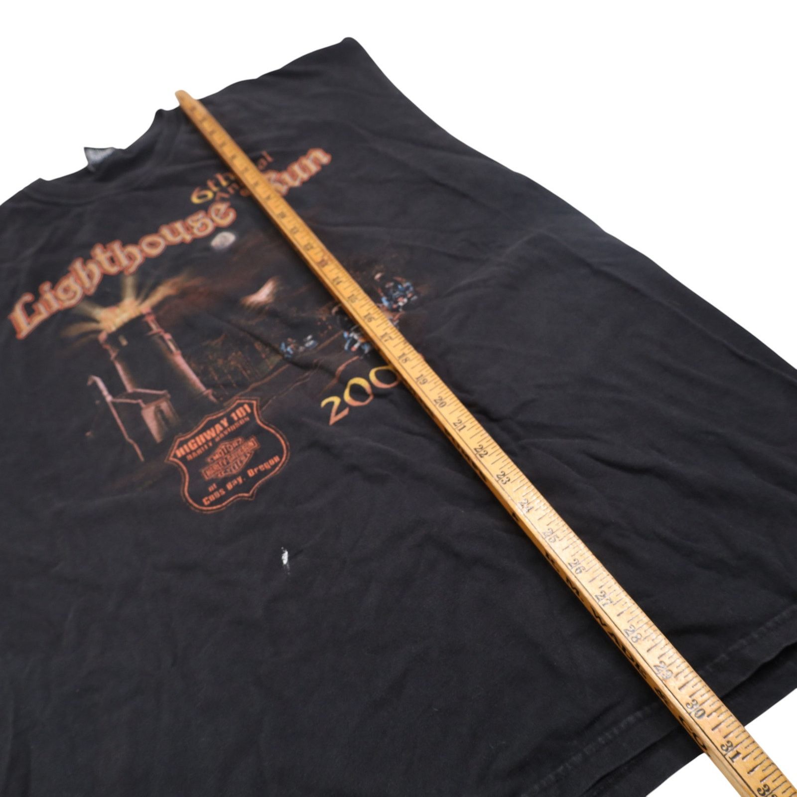 Harley Davidson × Vintage VTG Y2k Harley Davidson 6th Annual Lighthouse Run Muscle T Size US XL / EU 56 / 4 - 8 Thumbnail