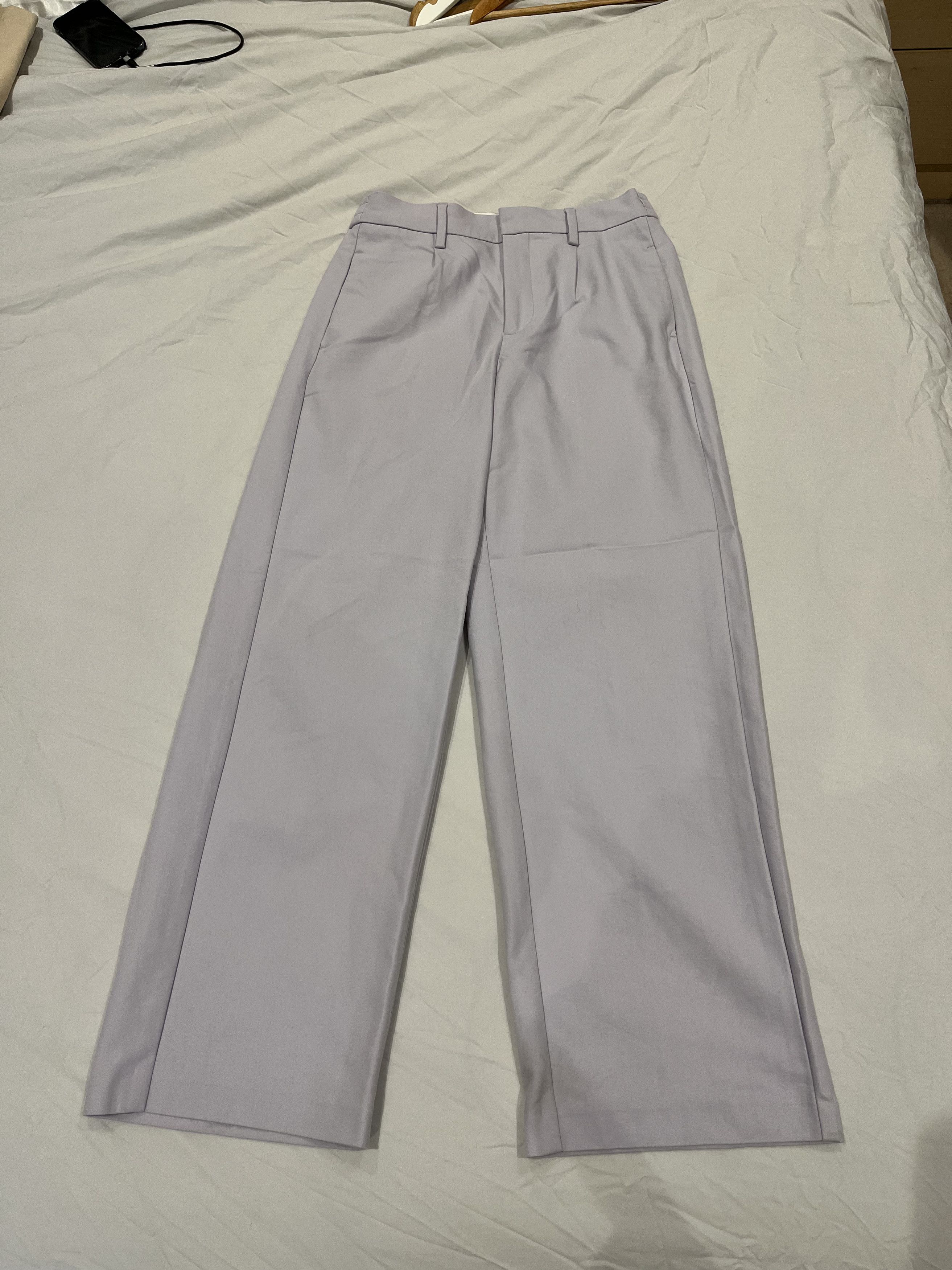 About:Blank About:Blank lavender wide-leg pants Size 34R - 3 Thumbnail