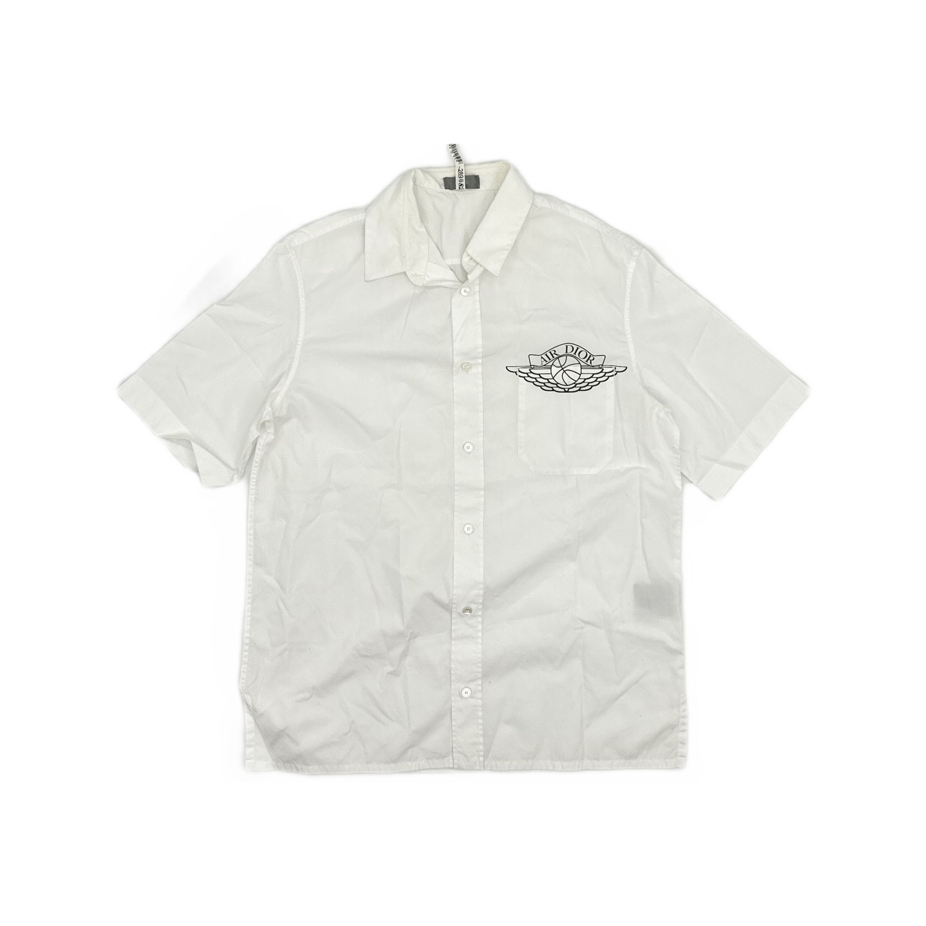 Dior Dior x Jordan Air Dior Logo White Shirt 38 Size US S / EU 44-46 / 1 - 1 Thumbnail