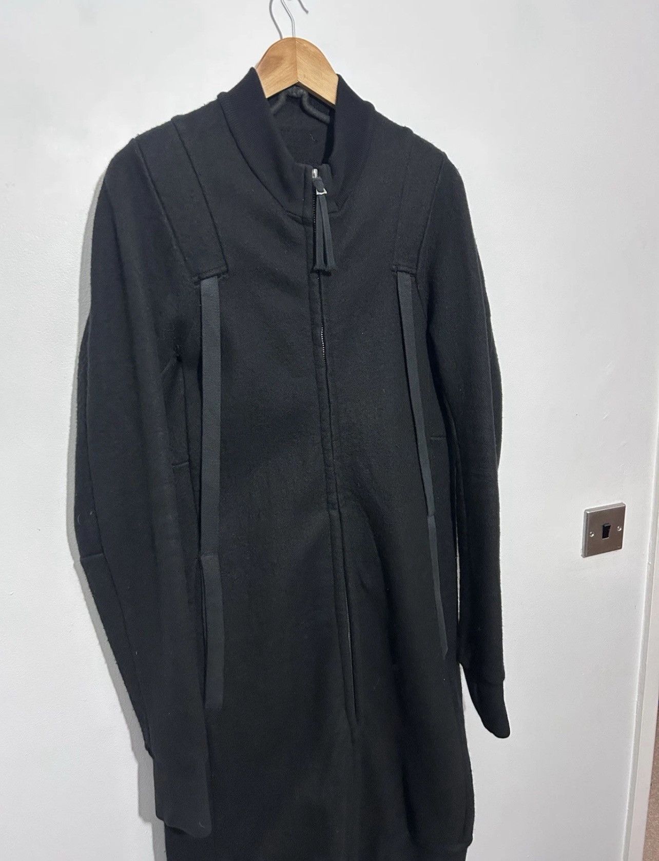 11 By Boris Bidjan Saberi Boris Bidjan Saberi 11 Black Coat, Pull Up Bottom. Size XL Size US XL / EU 56 / 4 - 4 Thumbnail