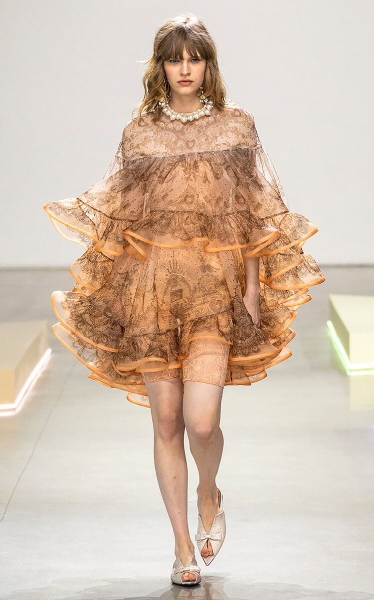 Zimmermann oc11z1025 Crush Embellished Silk Mini Dress in Multicolor Size XS / US 0-2 / IT 36-38 - 2 Thumbnail