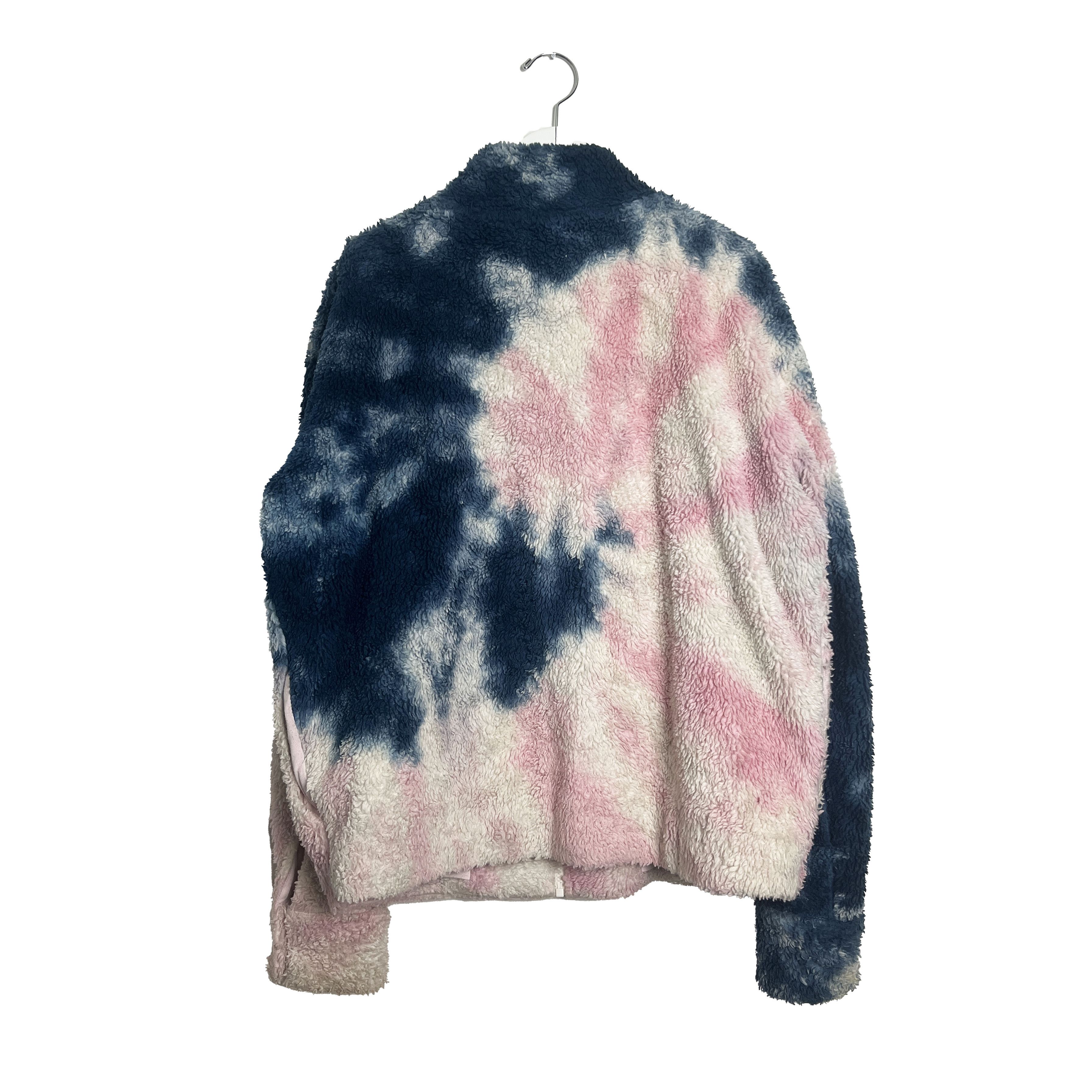 The Elder Statesman Tie-Dyed Cotton-Blend Fleece Jacket Size US S / EU 44-46 / 1 - 2 Thumbnail